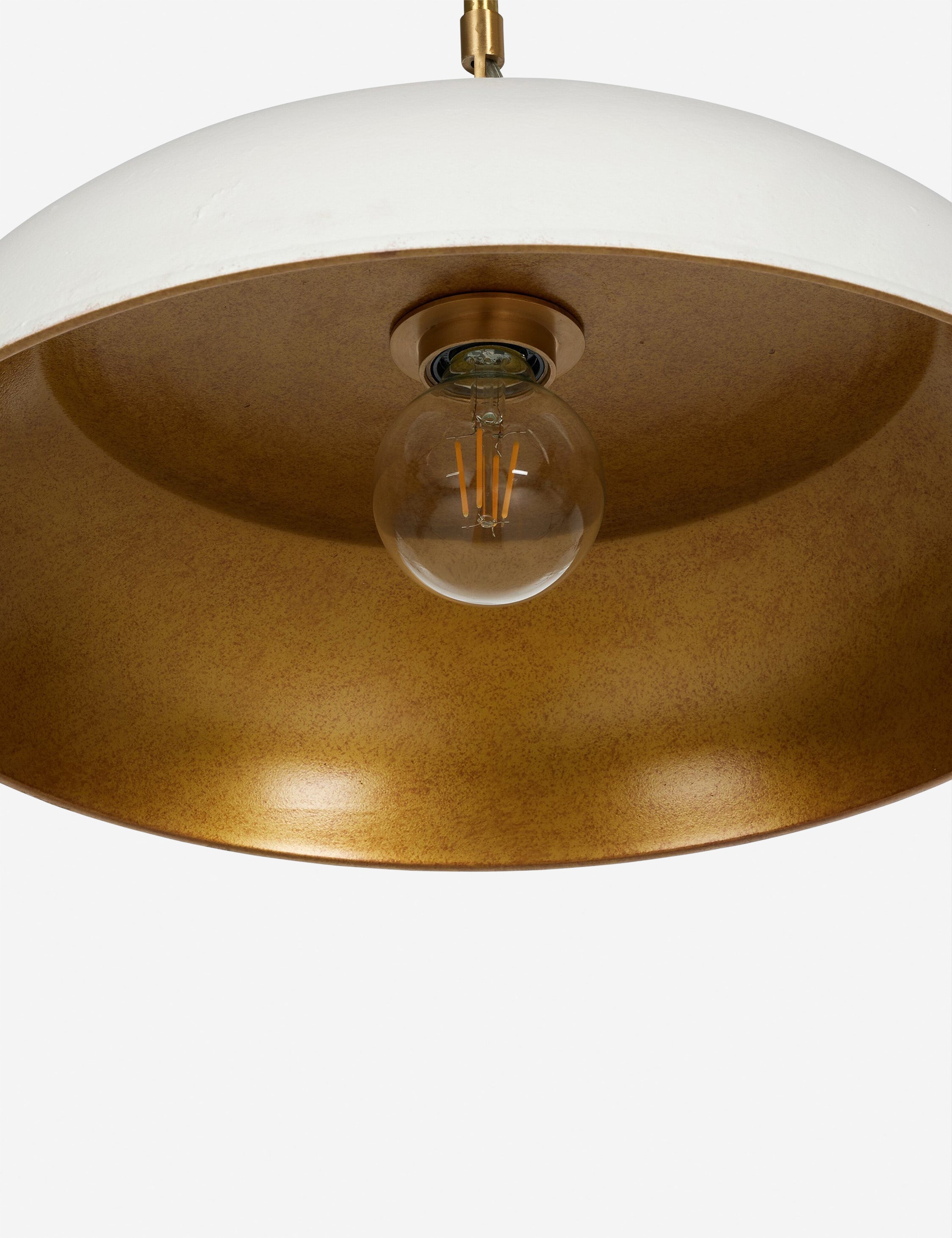 Suspension contemporain Donovan en blanc - Blanc