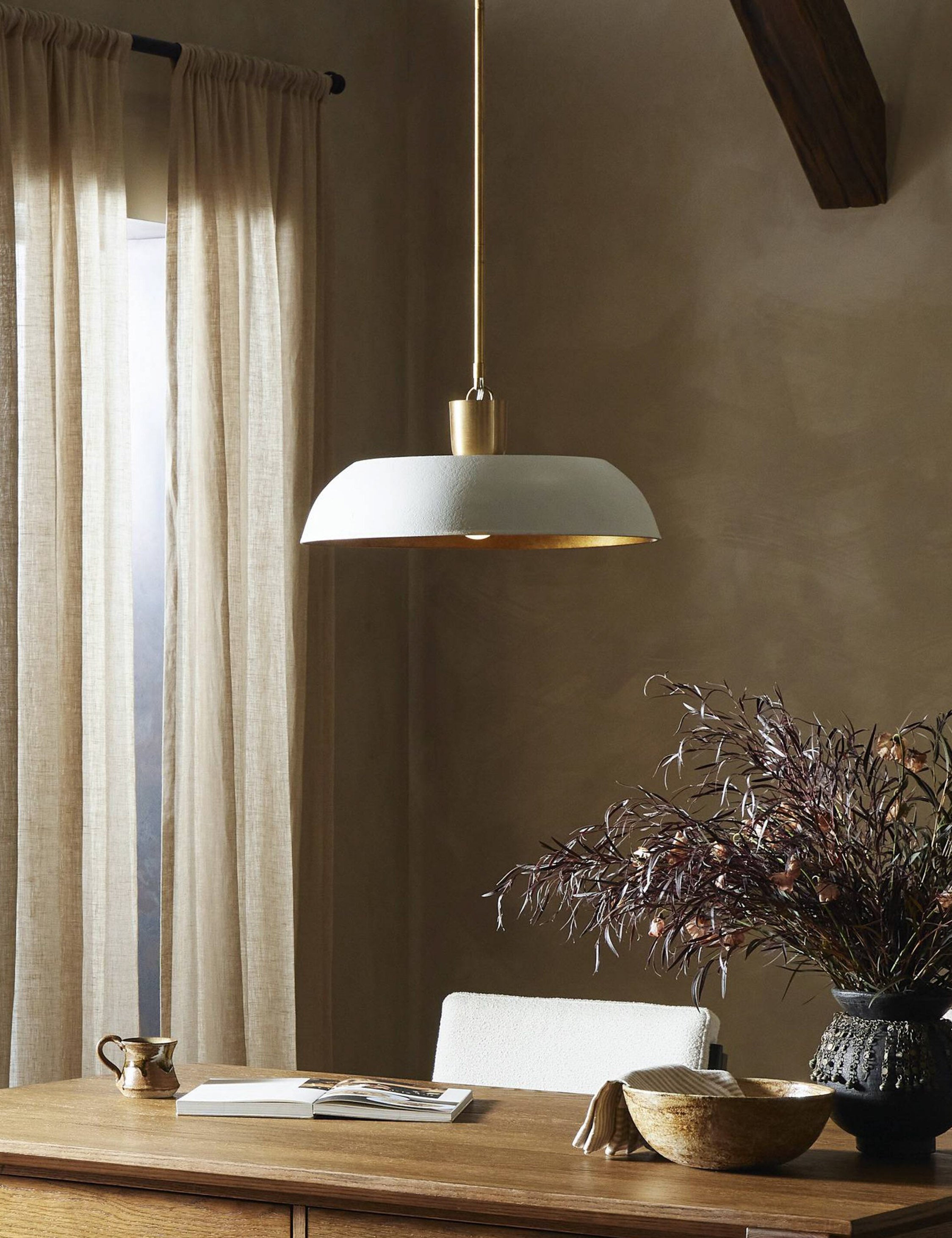 Suspension contemporain Donovan en blanc - Blanc