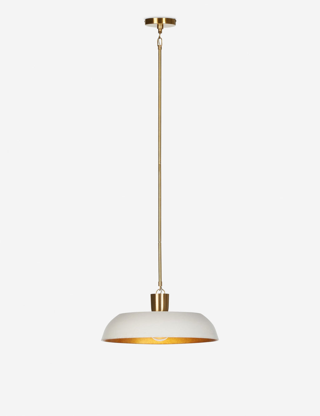 Suspension contemporain Donovan en blanc - Blanc