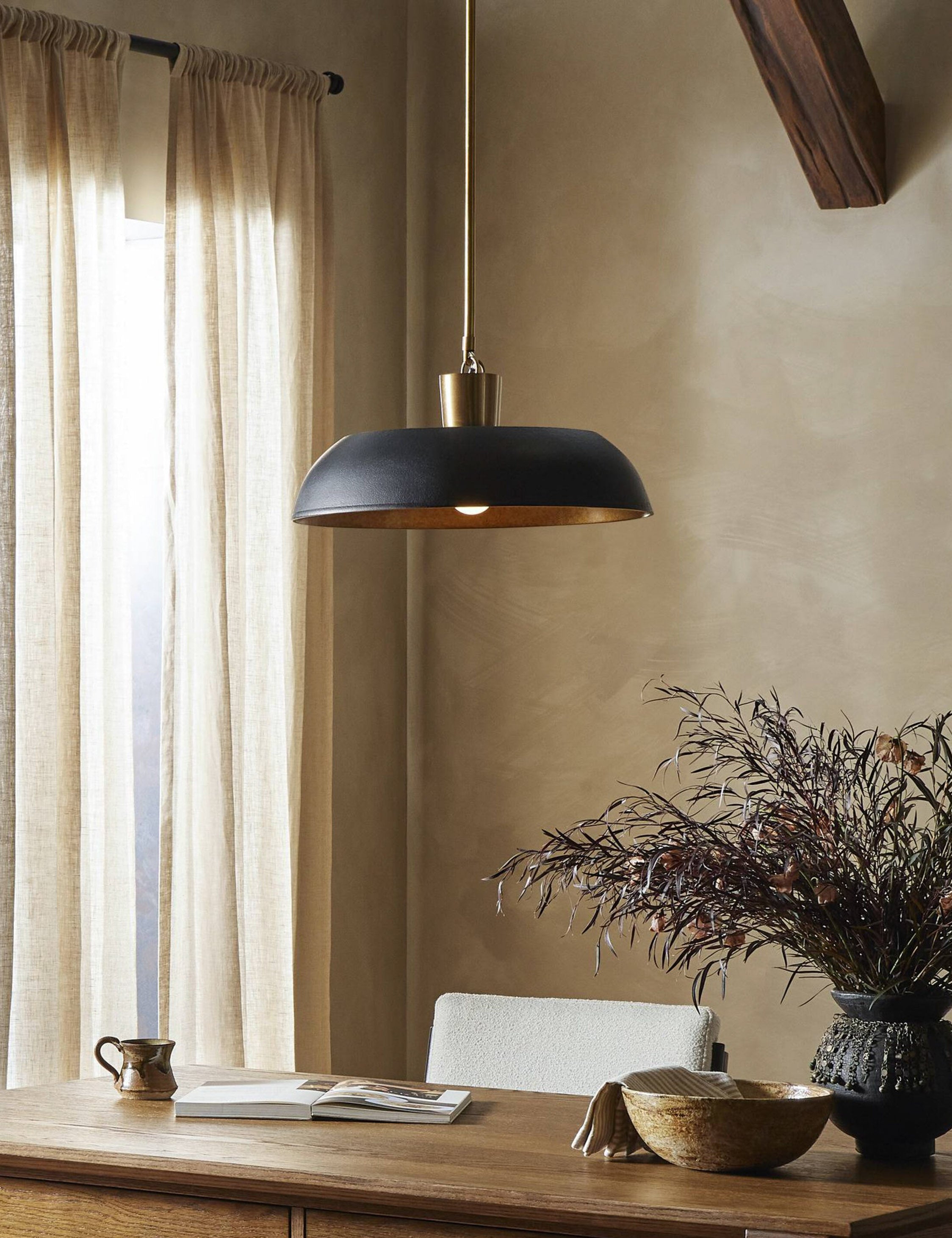 Suspension contemporain Donovan en noir - Noir