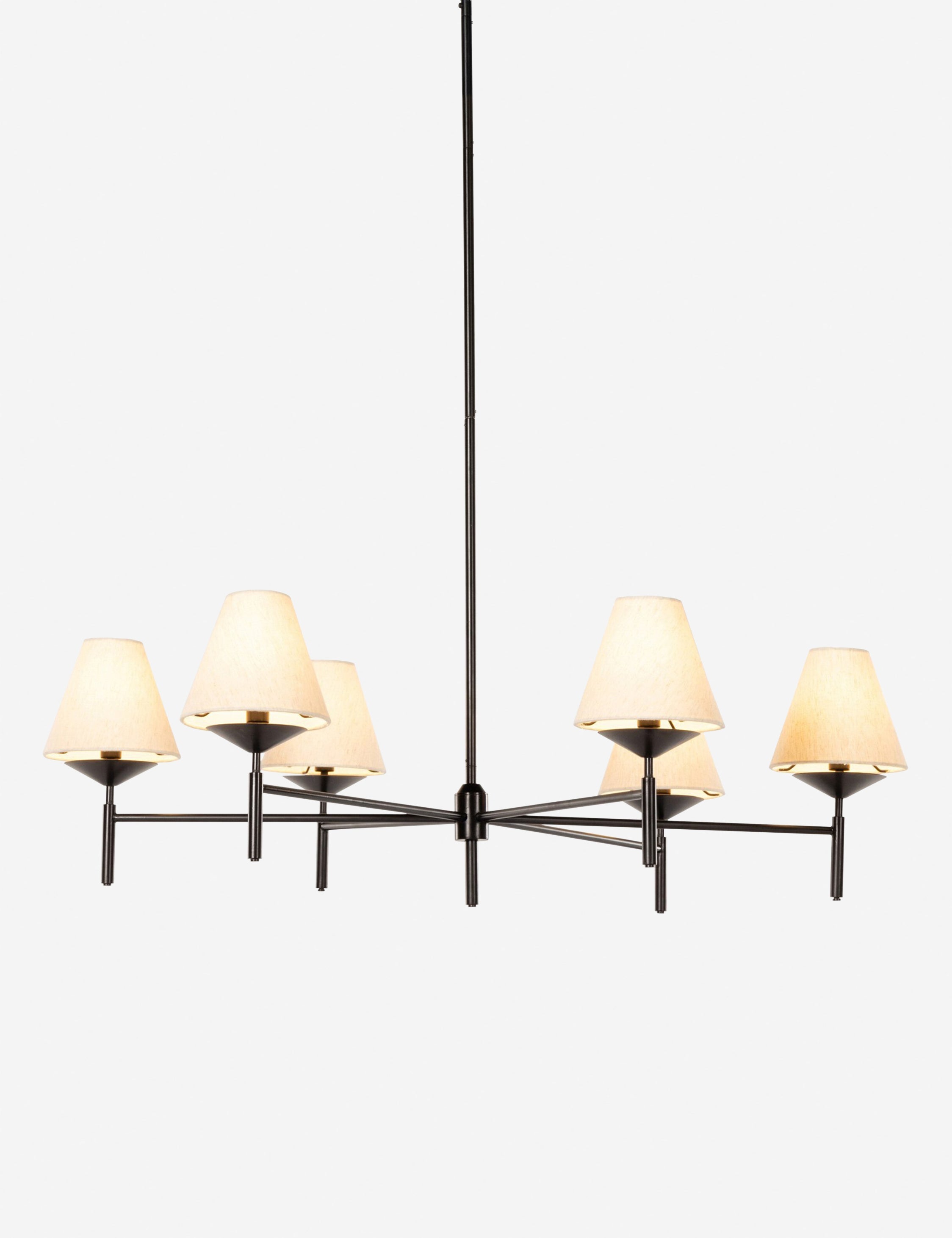 Lustre contemporain Atticus en fer