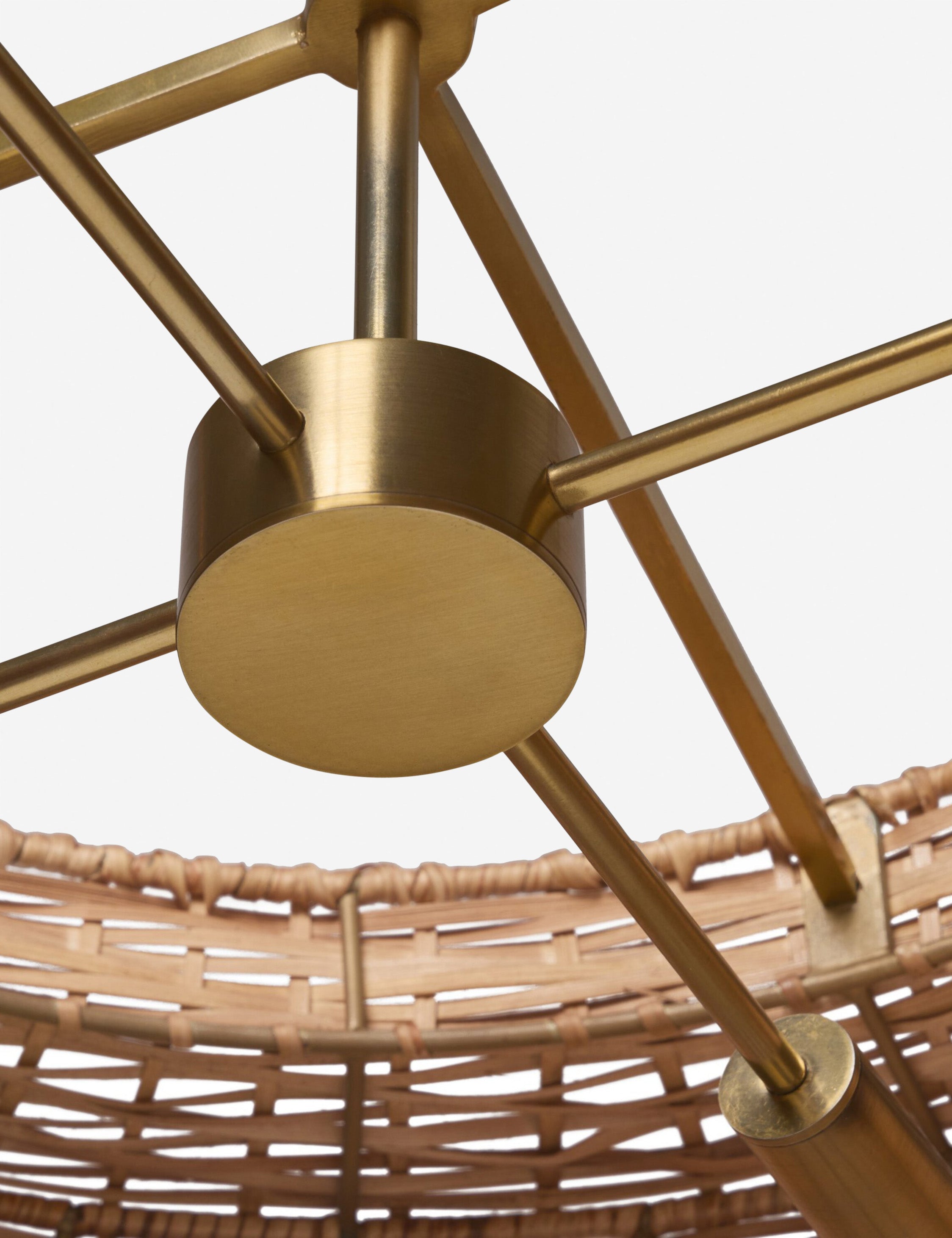 Suspension organique Oliver en laiton ancien - Laiton ancien