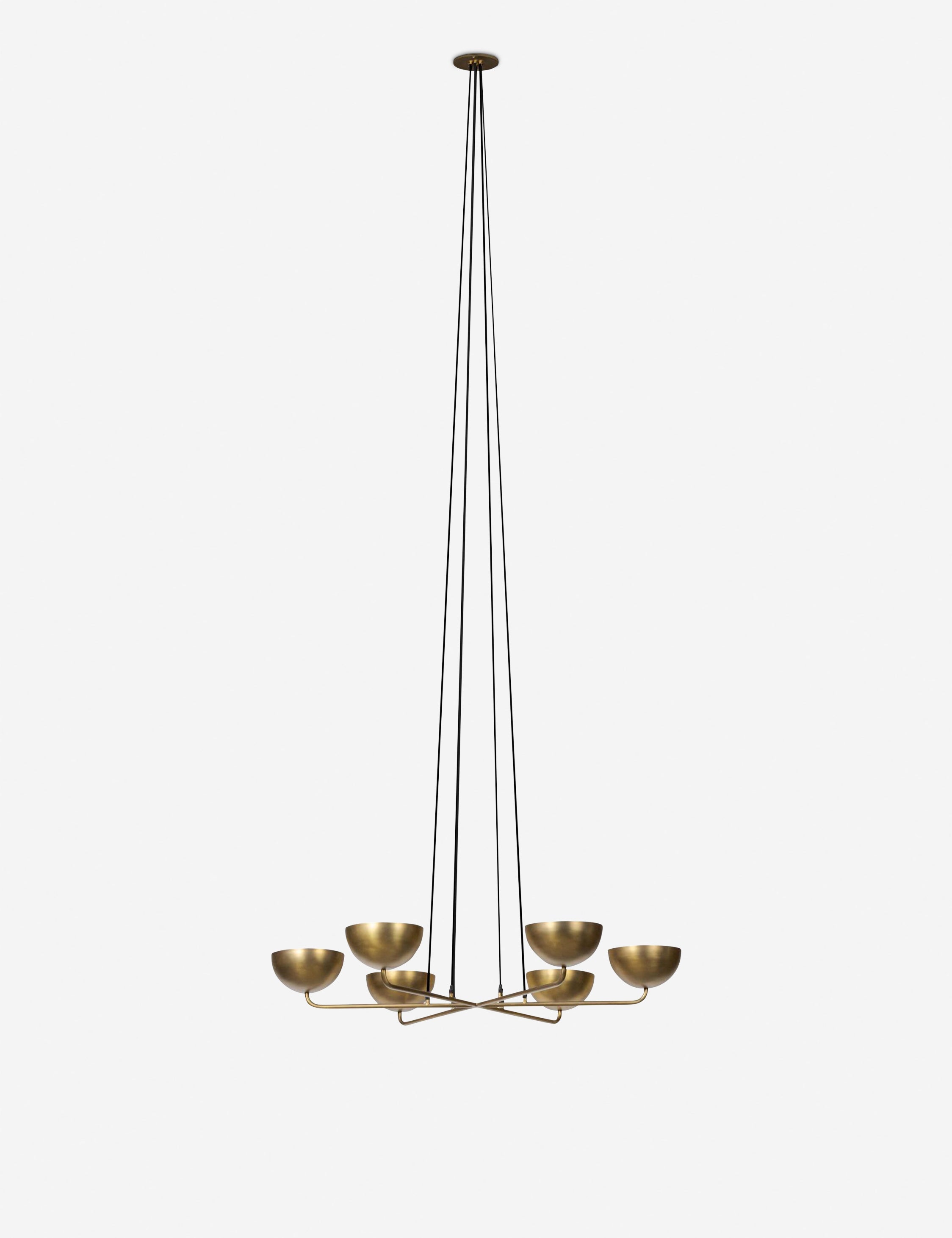 Lustre minimaliste Melker en laiton vieilli - Laiton vieilli