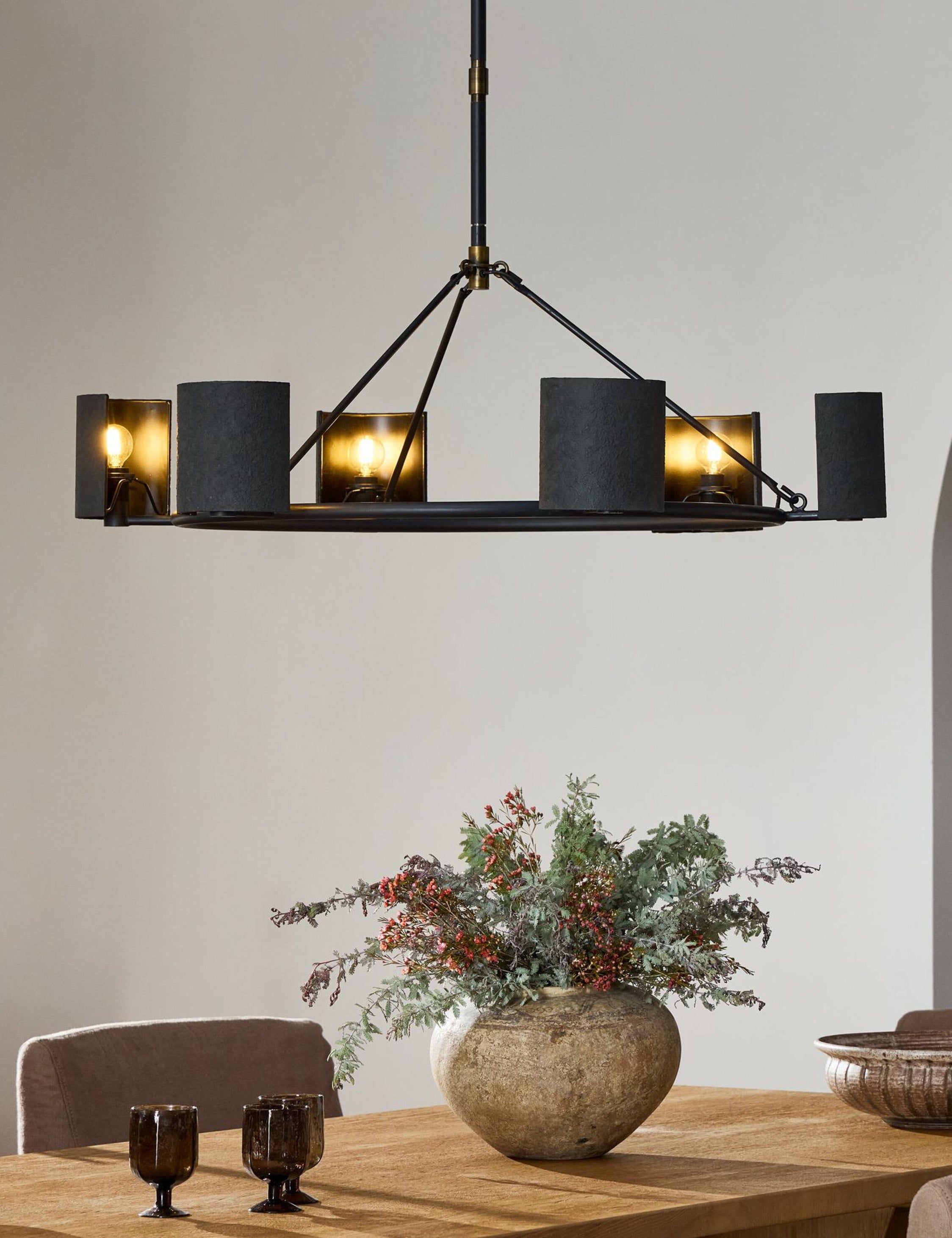 Lustre moderne Ture en bronze - Bronze