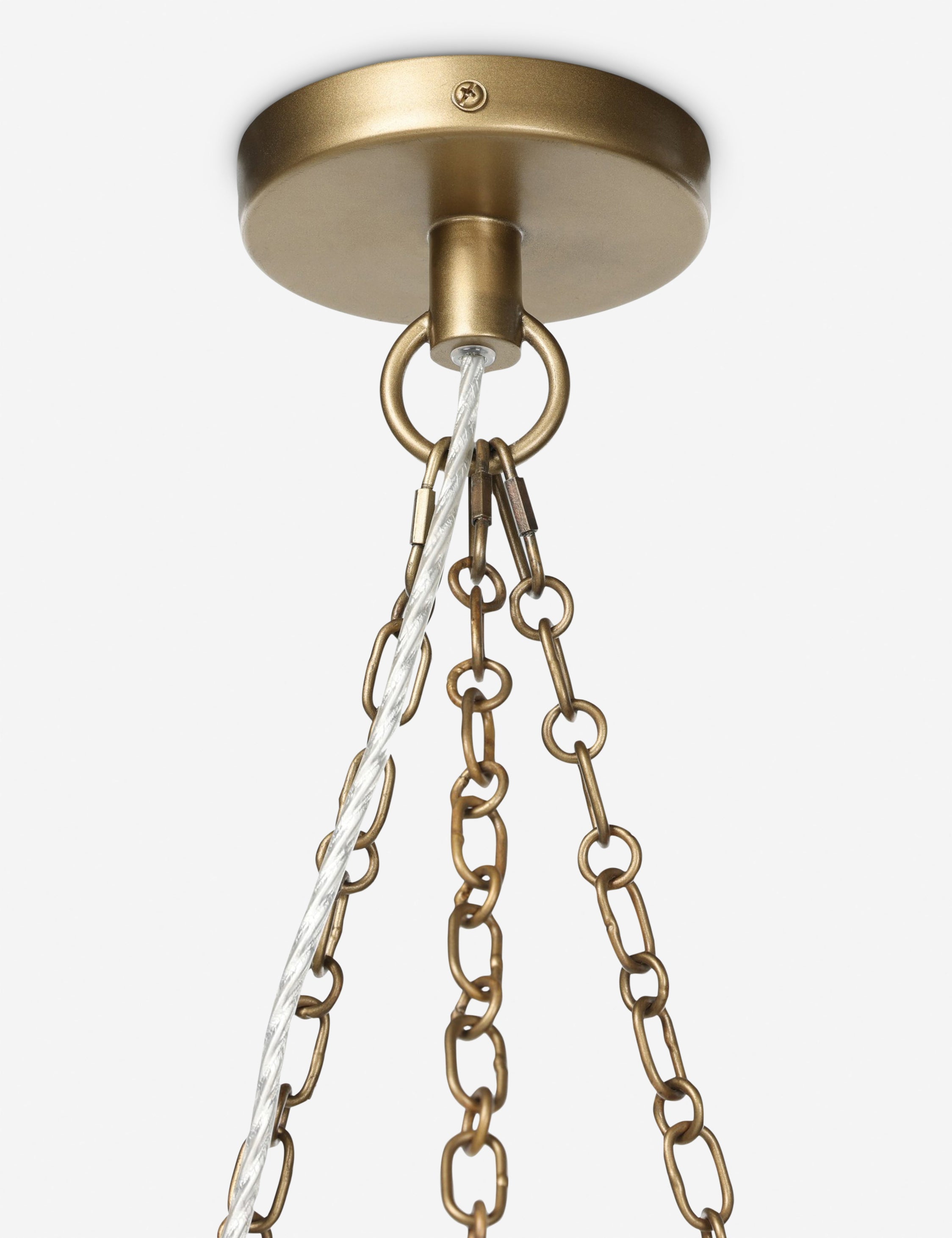 Suspension design Sixten en laiton ancien fer - Laiton ancien fer