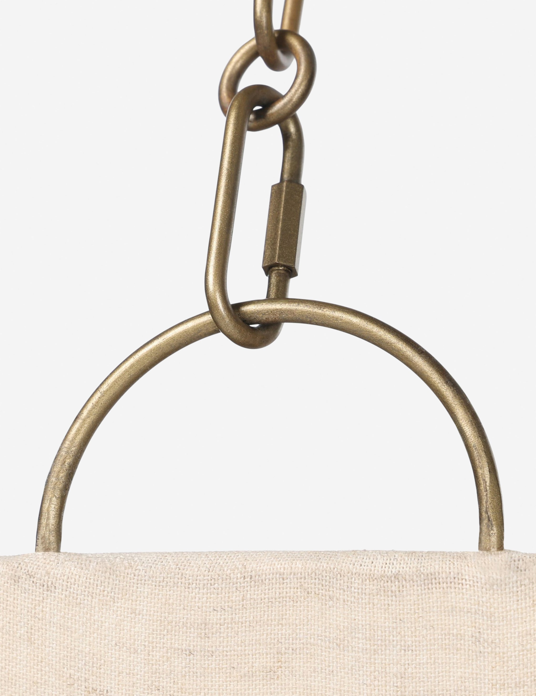 Suspension design Sixten en laiton ancien fer - Laiton ancien fer