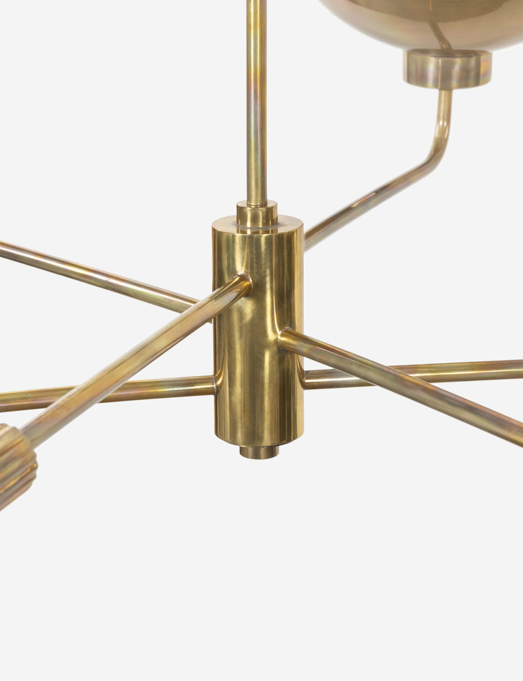 Lustre scandinave Loge en burnt laiton - Burnt laiton