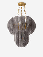 Lustre design Forseti en feuille d'or vintage - Feuille d'or vintage