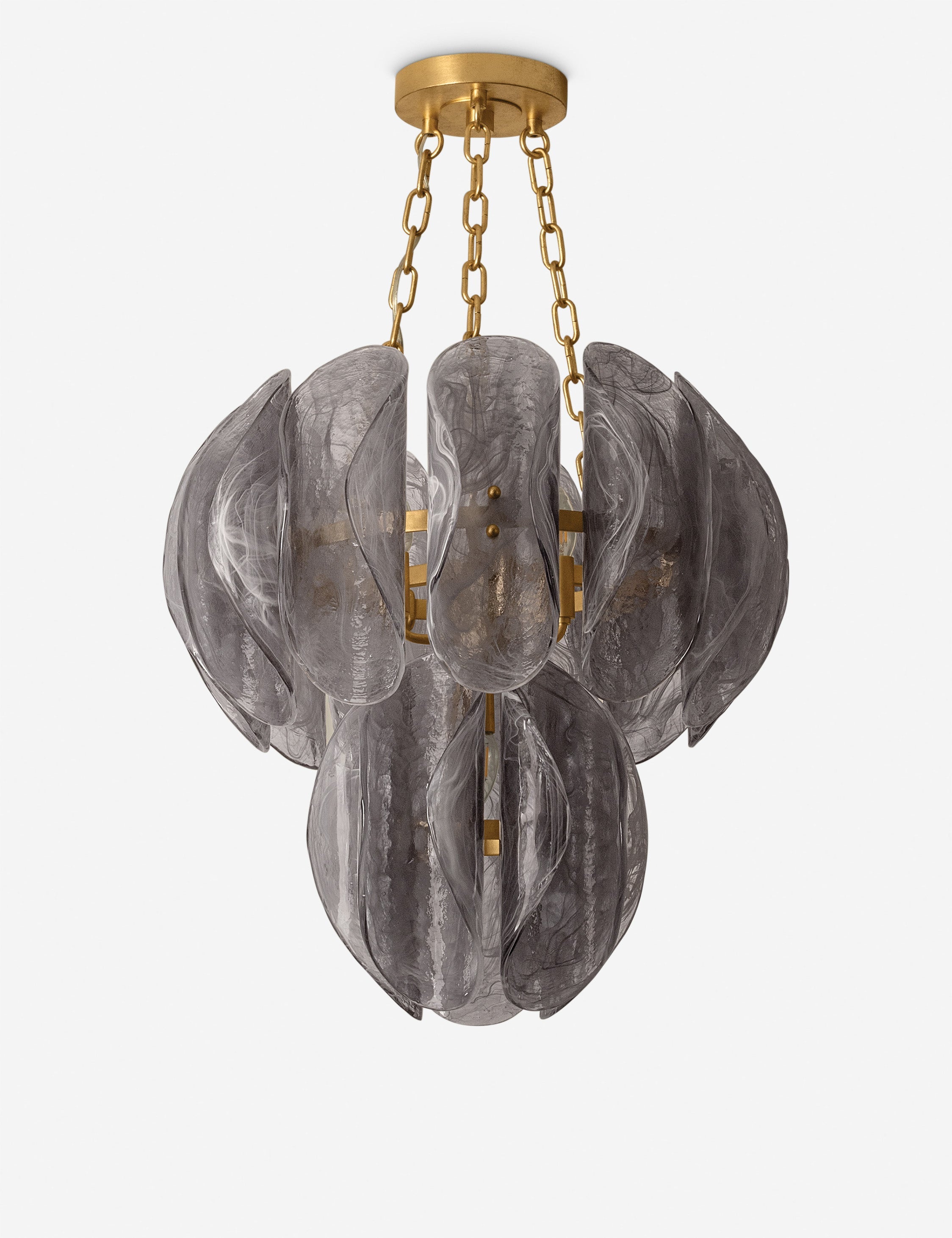 Lustre design Forseti en feuille d'or vintage - Feuille d'or vintage