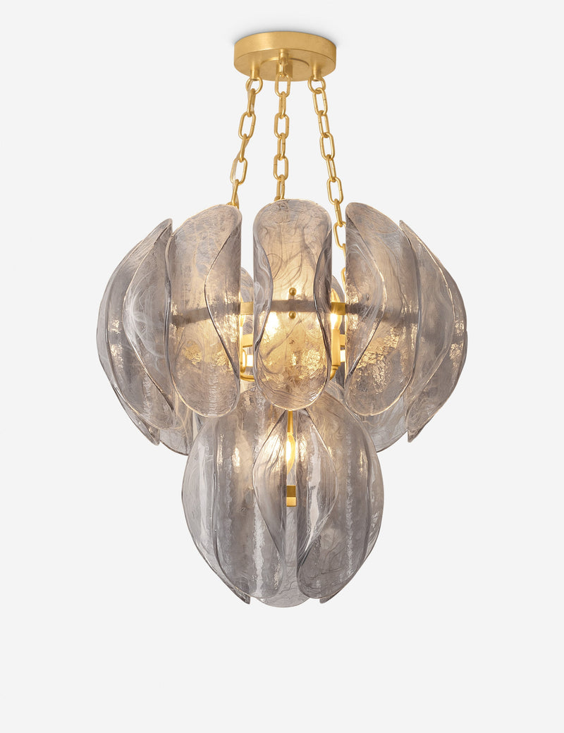 Lustre design Forseti en feuille d'or vintage - Feuille d'or vintage