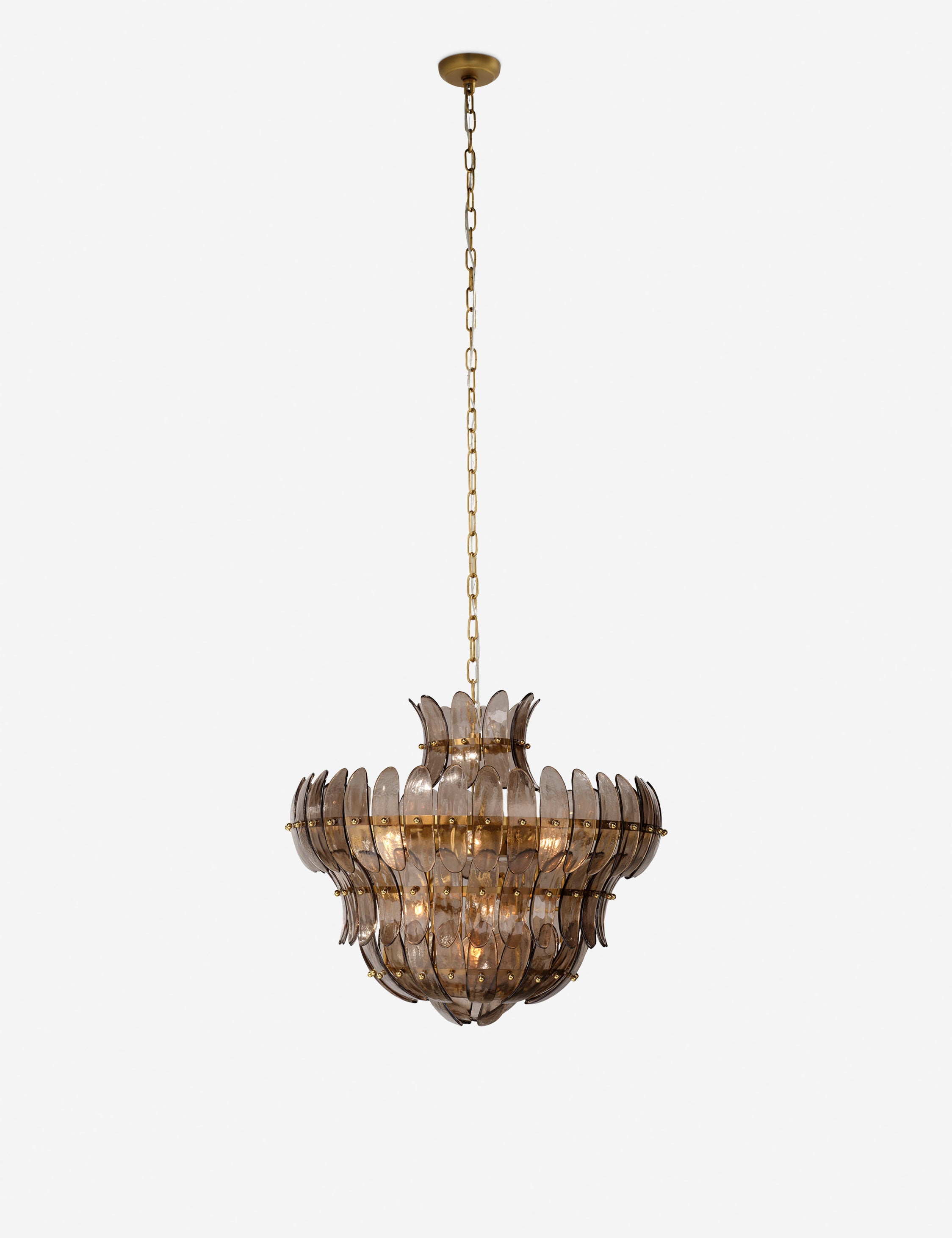 Lustre design Grady en verre