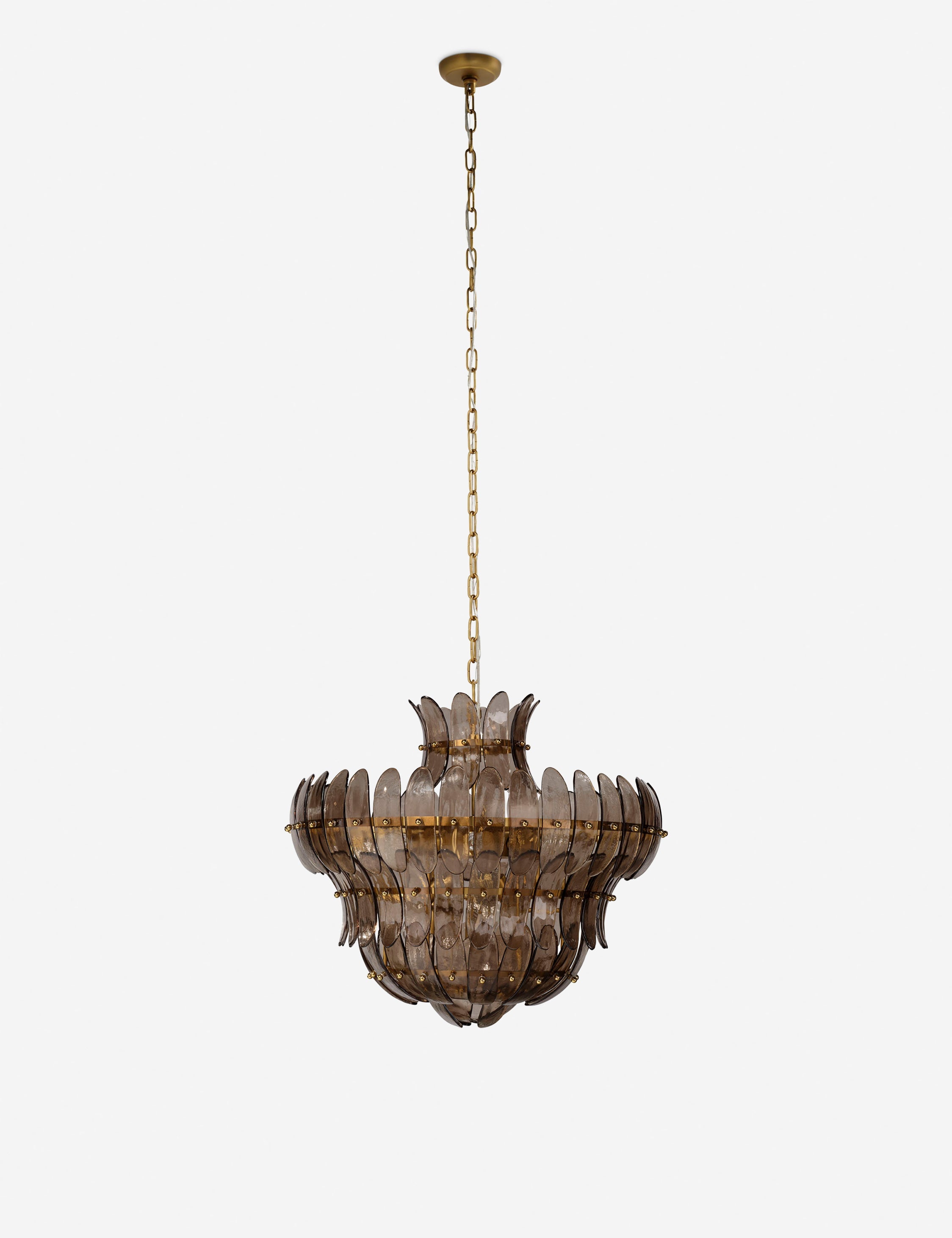 Lustre design Grady en verre