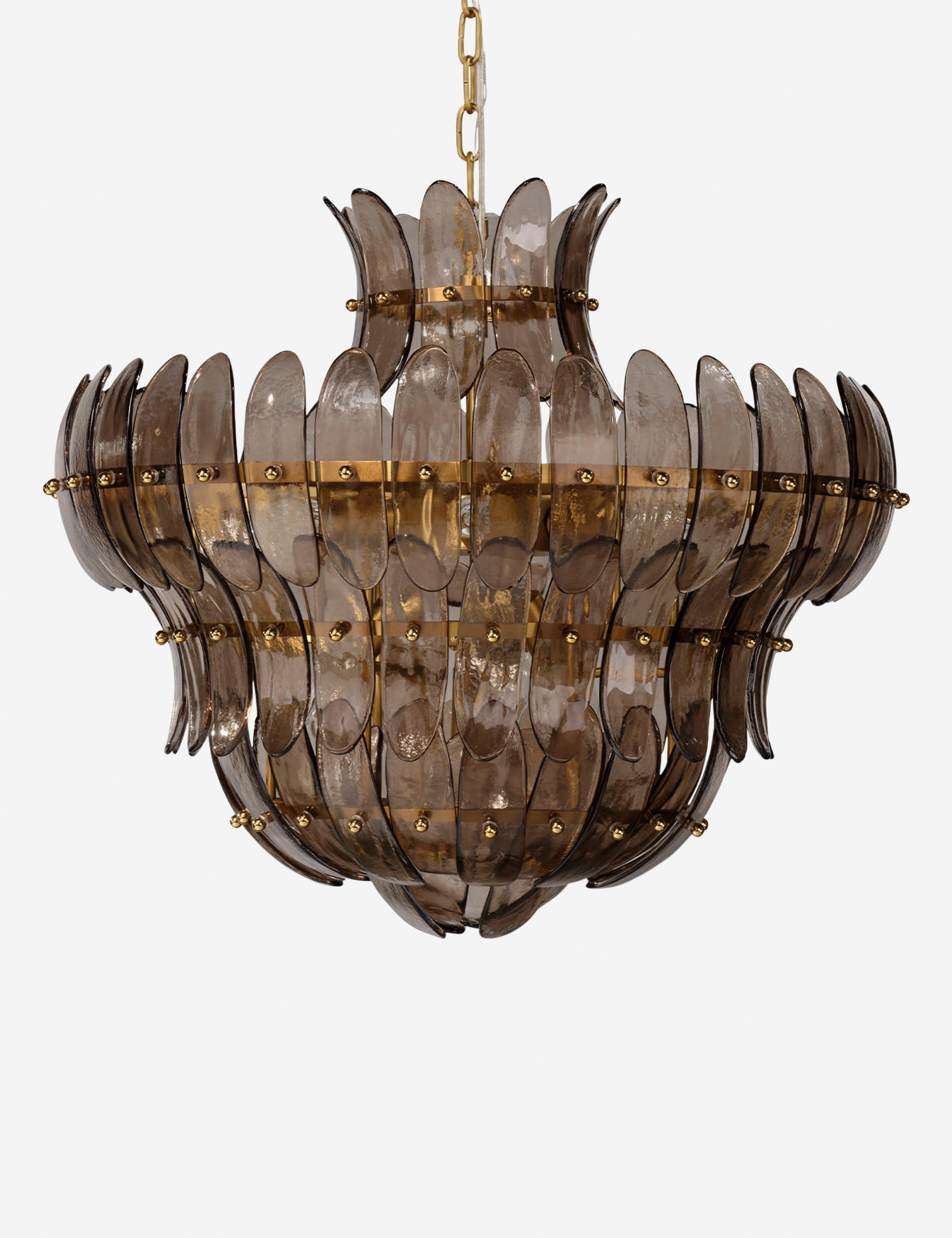 Lustre design Grady en verre