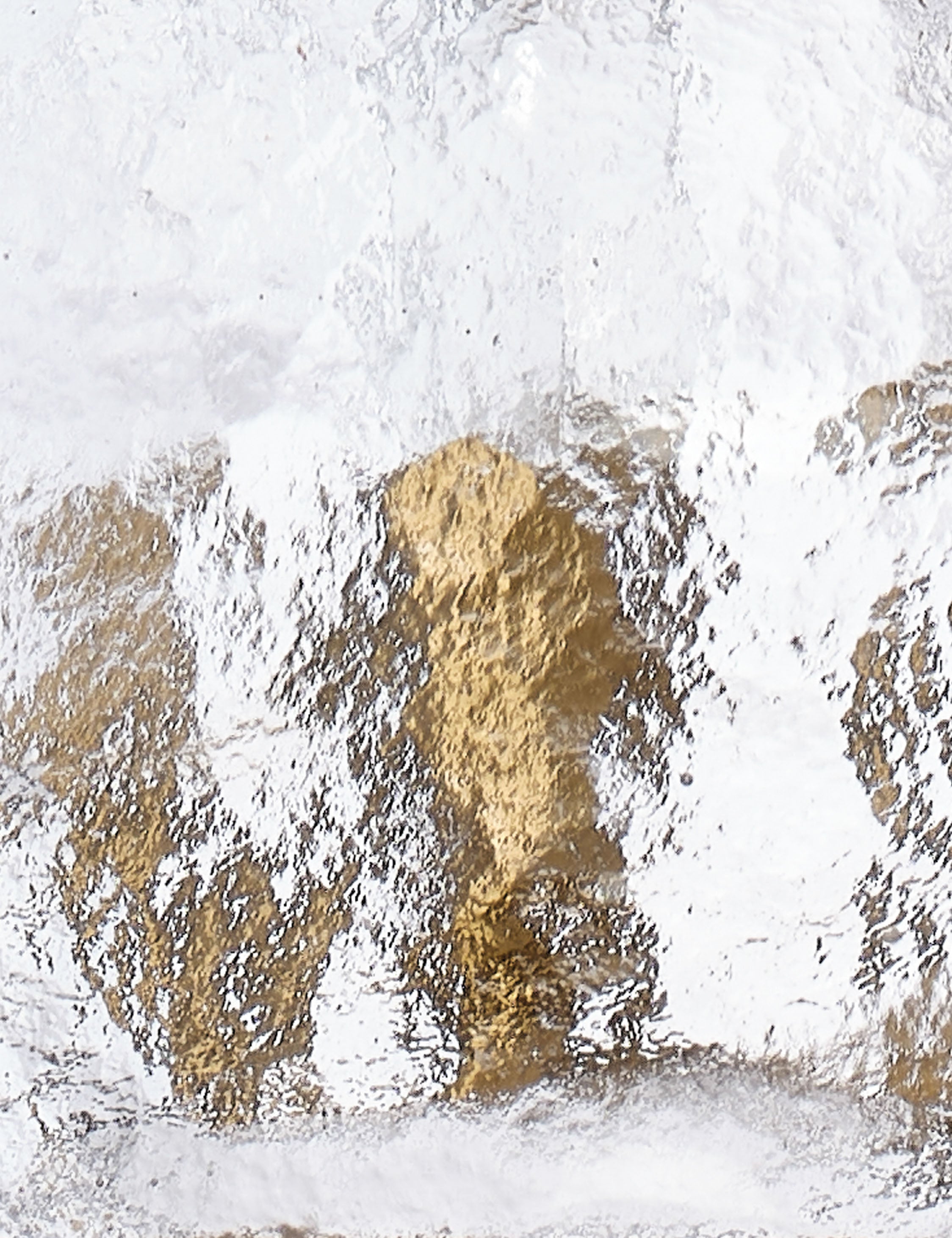 Lustre industriel Burke en laiton ancien - Laiton ancien