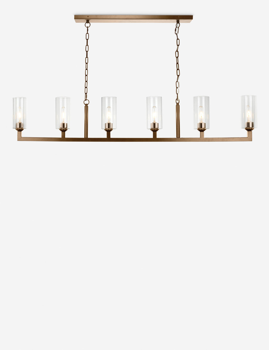 Lustre classique Hansel en laiton ancien - Laiton ancien