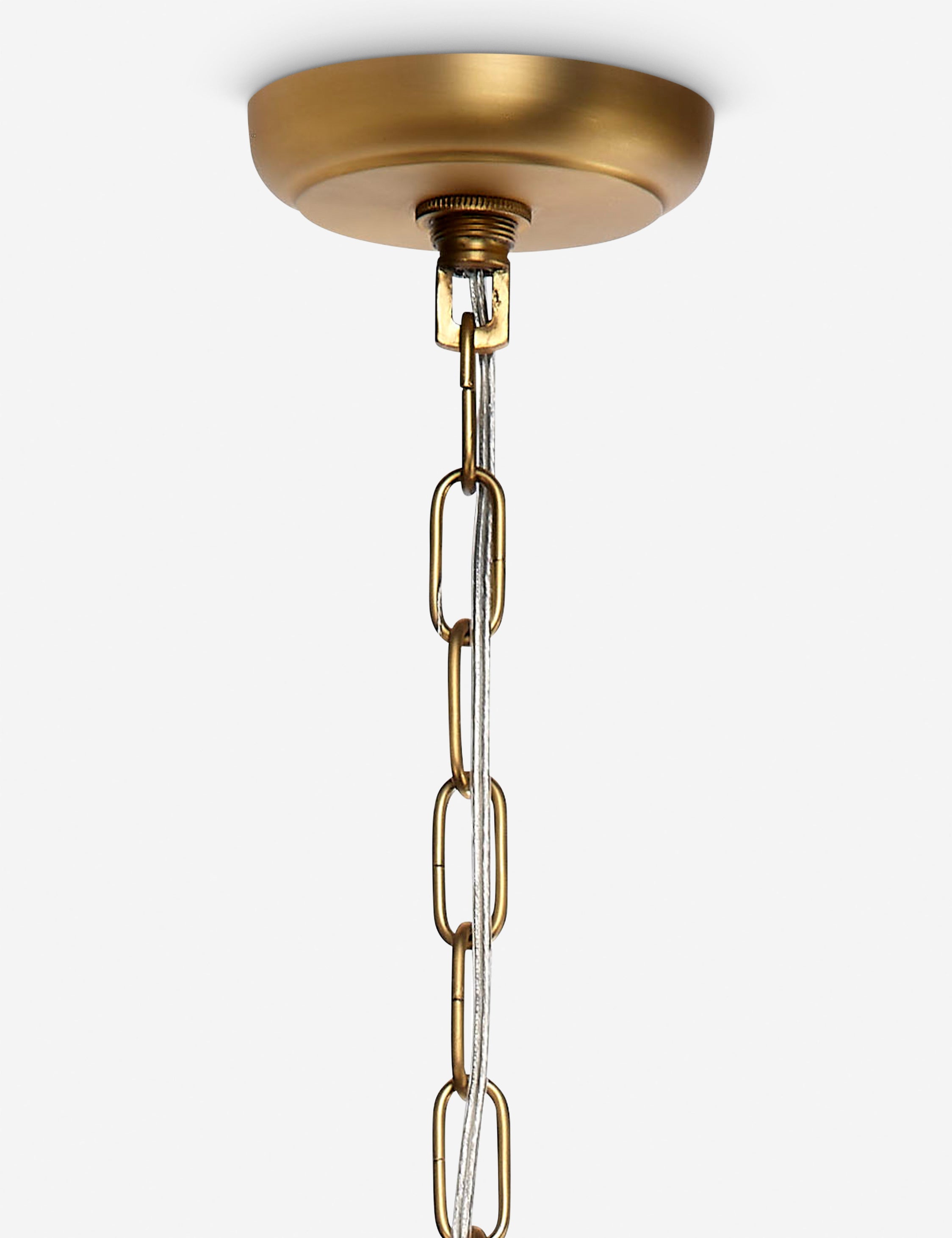 Lustre vintage Gus en quartz verre