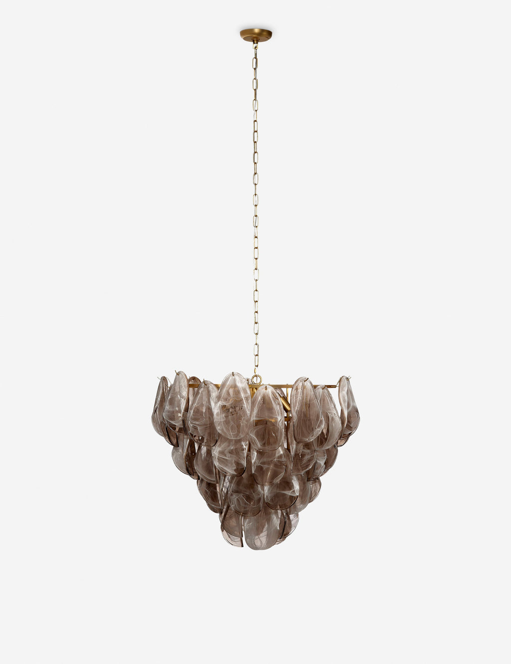 Lustre vintage Gus en quartz verre