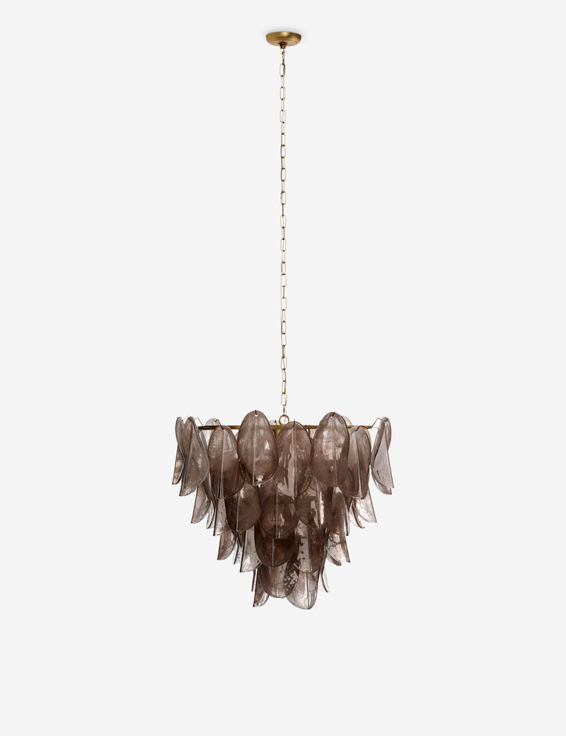Lustre vintage Gus en quartz verre