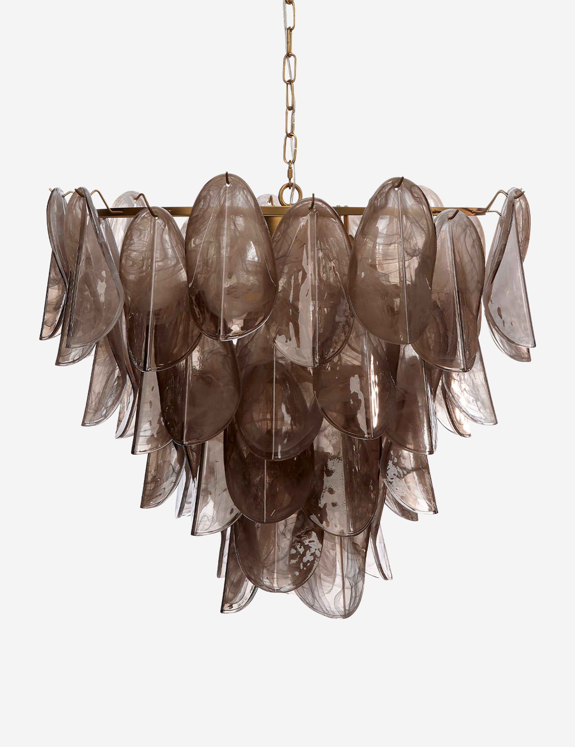 Lustre vintage Gus en quartz verre