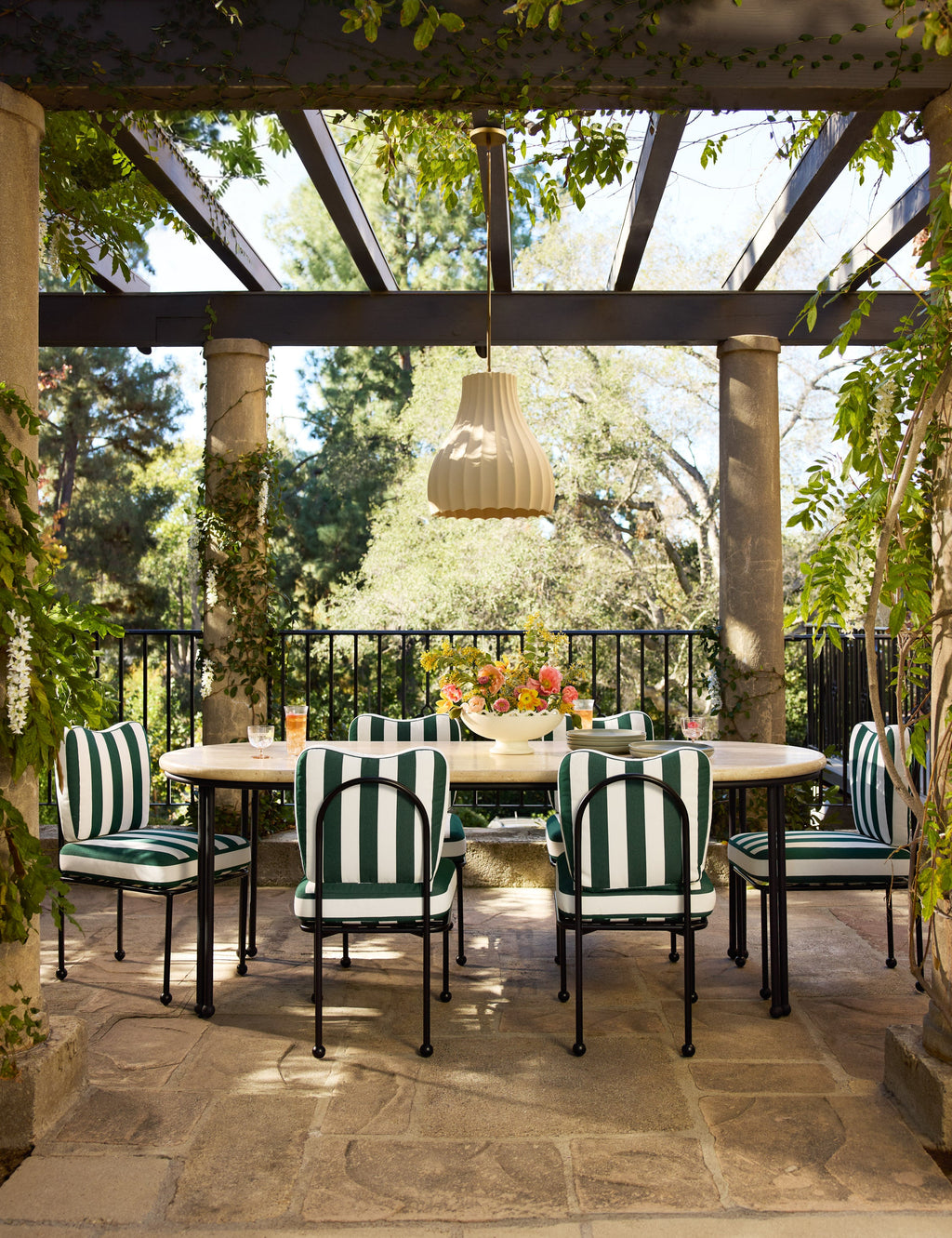 Suspension design Renne en laiton vieilli - Laiton vieilli