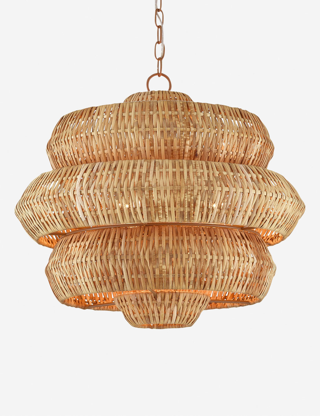 Lustre organique Leighton en naturel - Naturel