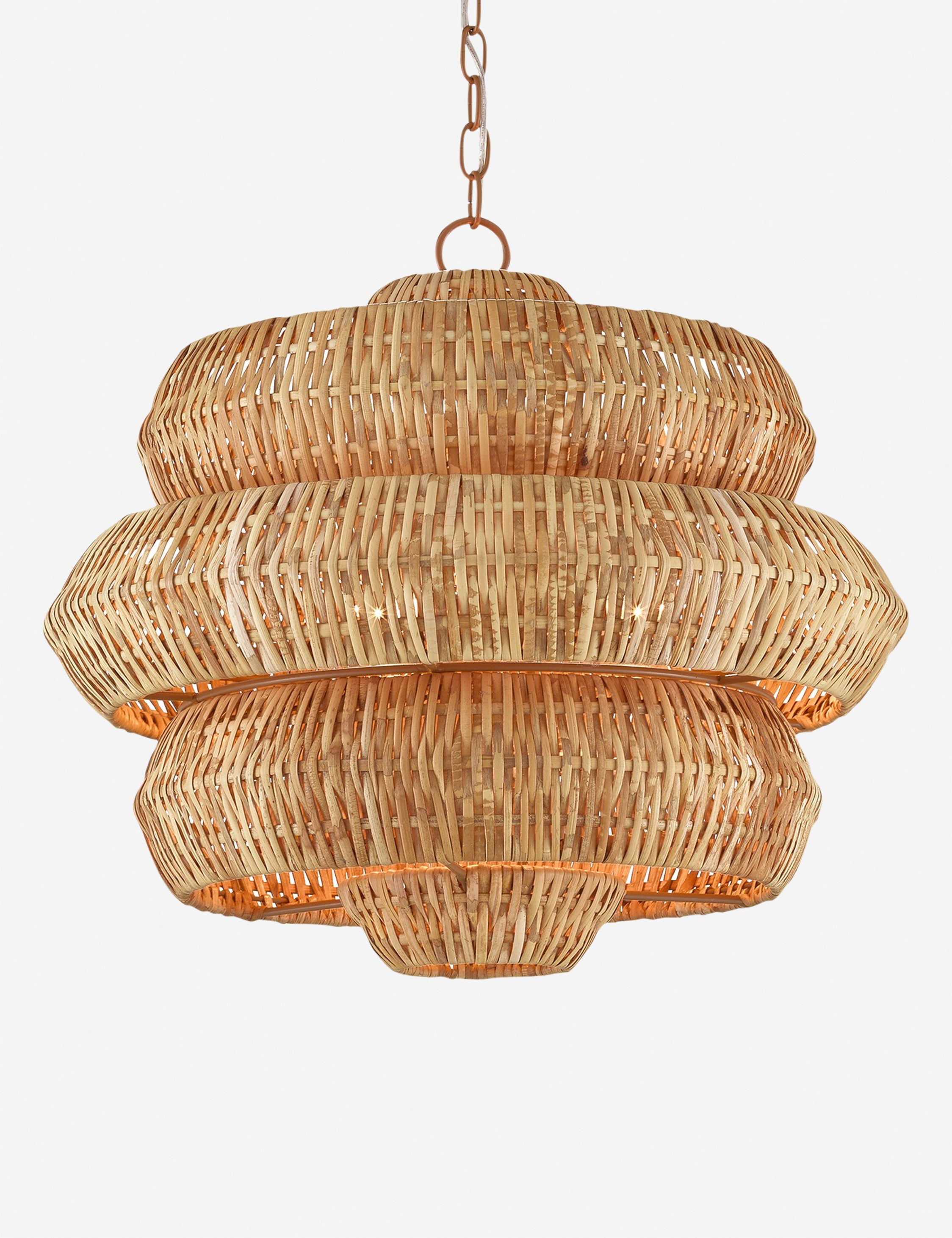 Lustre organique Leighton en naturel - Naturel