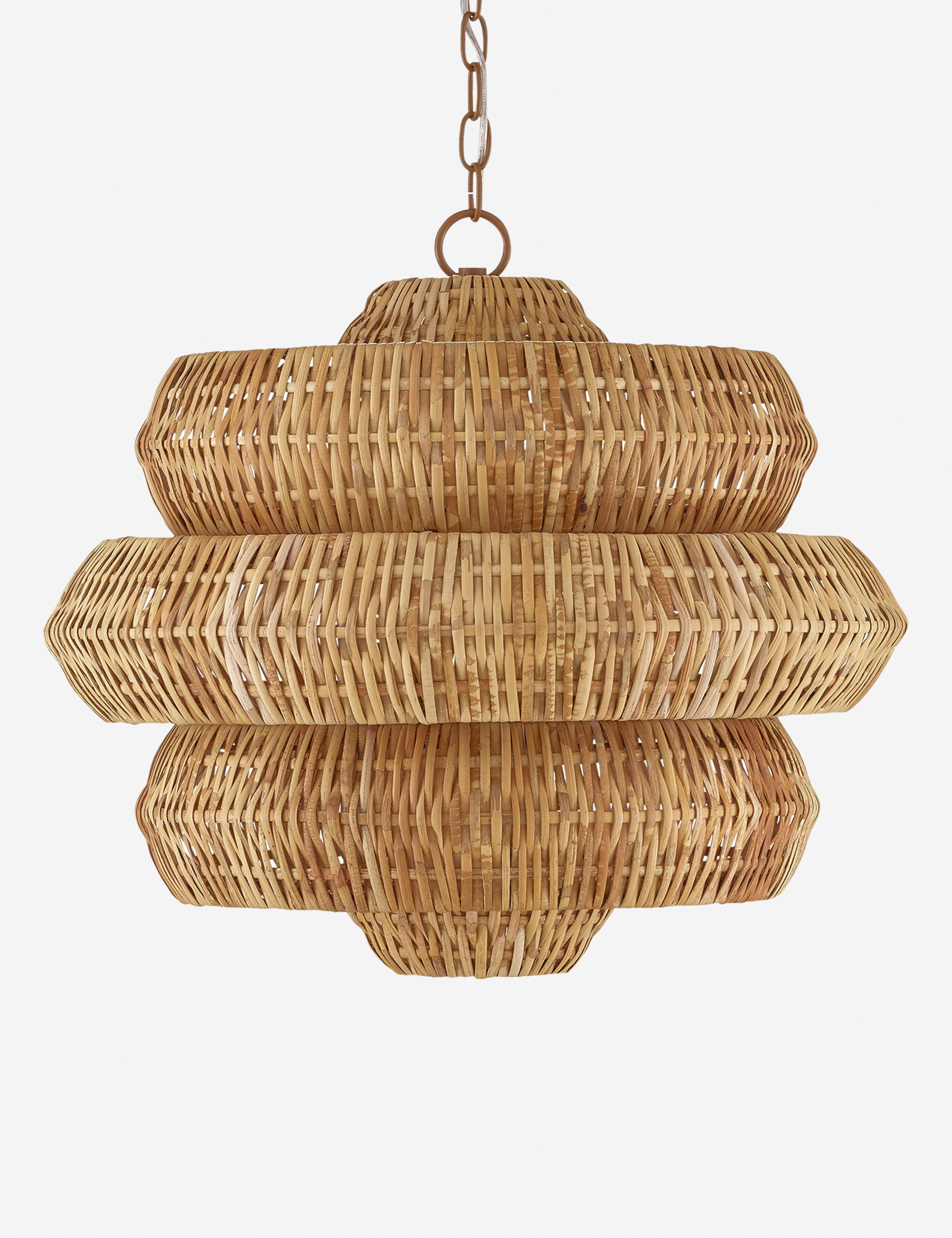 Lustre organique Leighton en naturel - Naturel