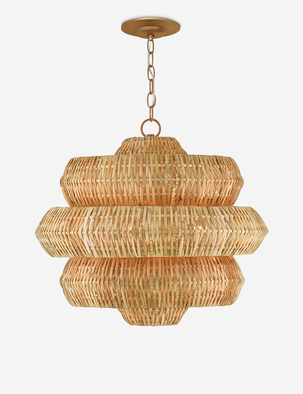 Lustre organique Leighton en naturel - Naturel