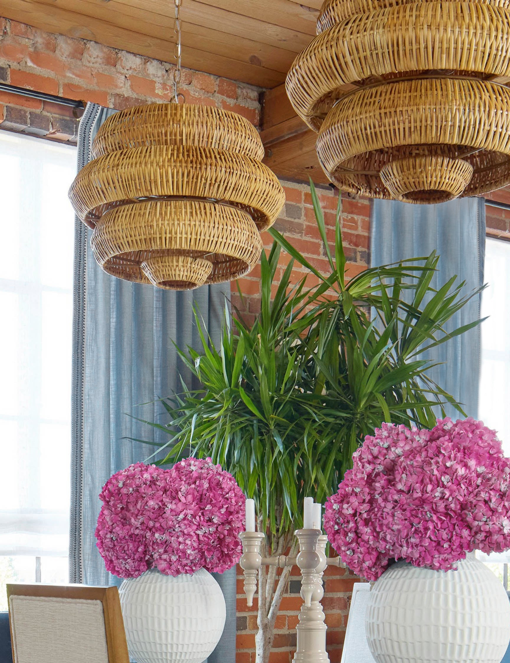 Lustre organique Leighton en naturel - Naturel