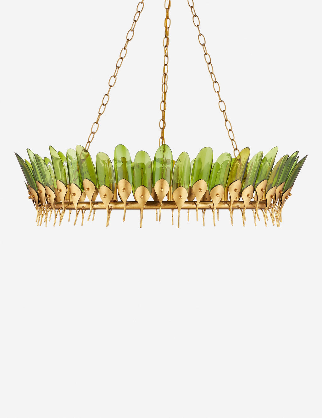 Lustre design Rylan en contemporain doré - Contemporain doré