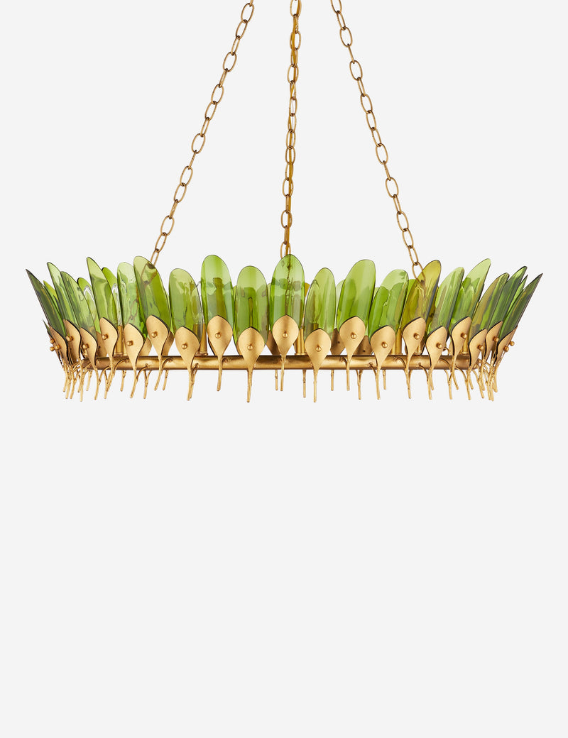 Lustre design Rylan en contemporain doré - Contemporain doré