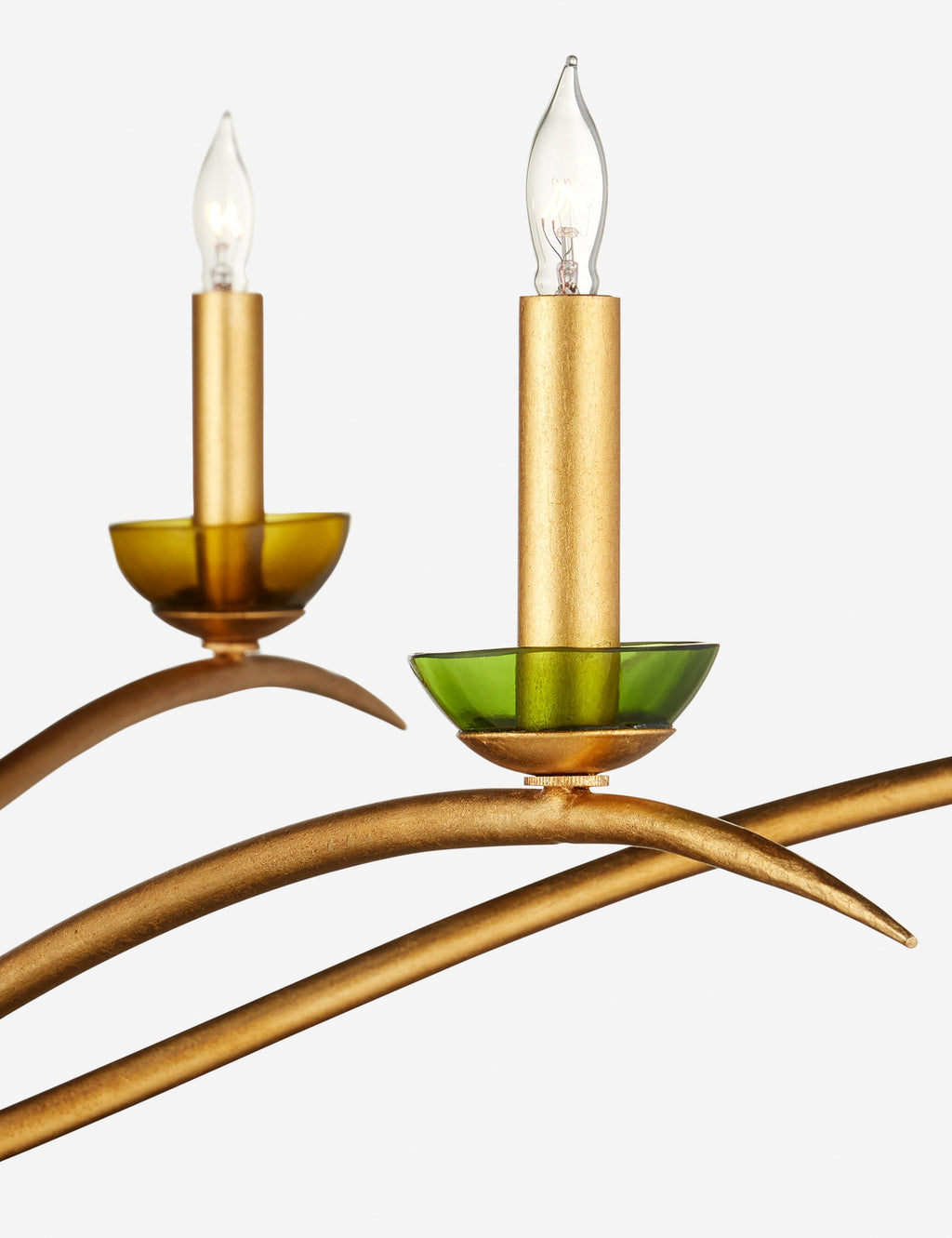 Lustre design Hannu en contemporain doré - Contemporain doré