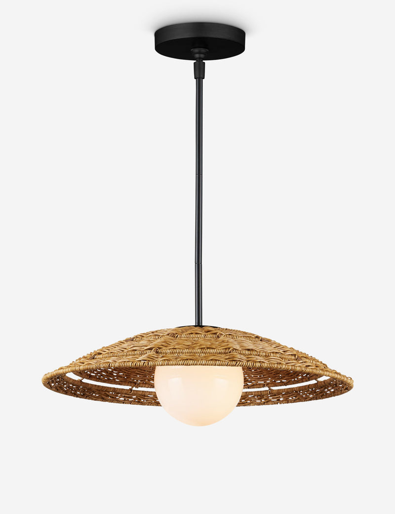 Suspension bord de mer Addi en all-weather osier