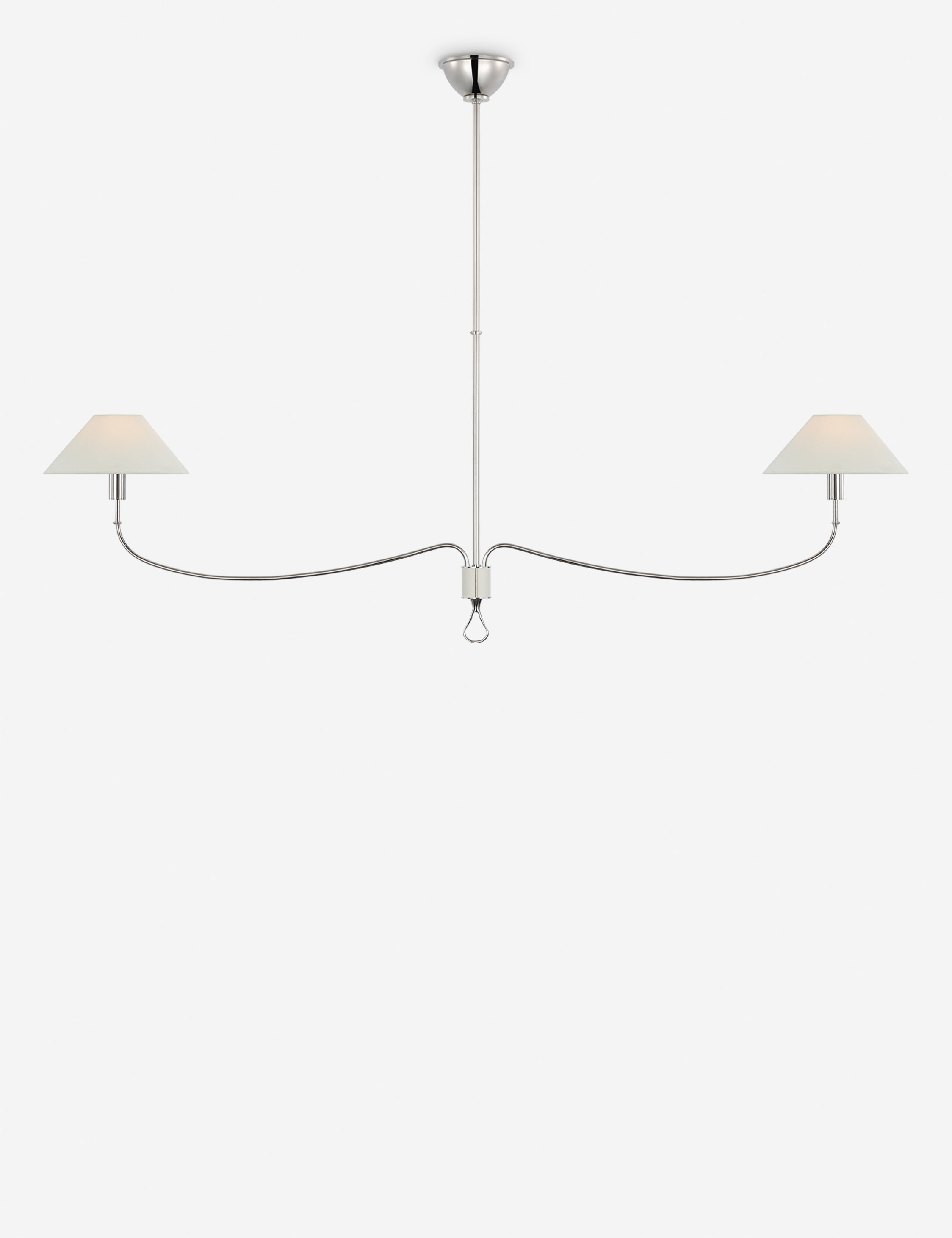 Lustre design Ebe en nickel poli - Nickel poli
