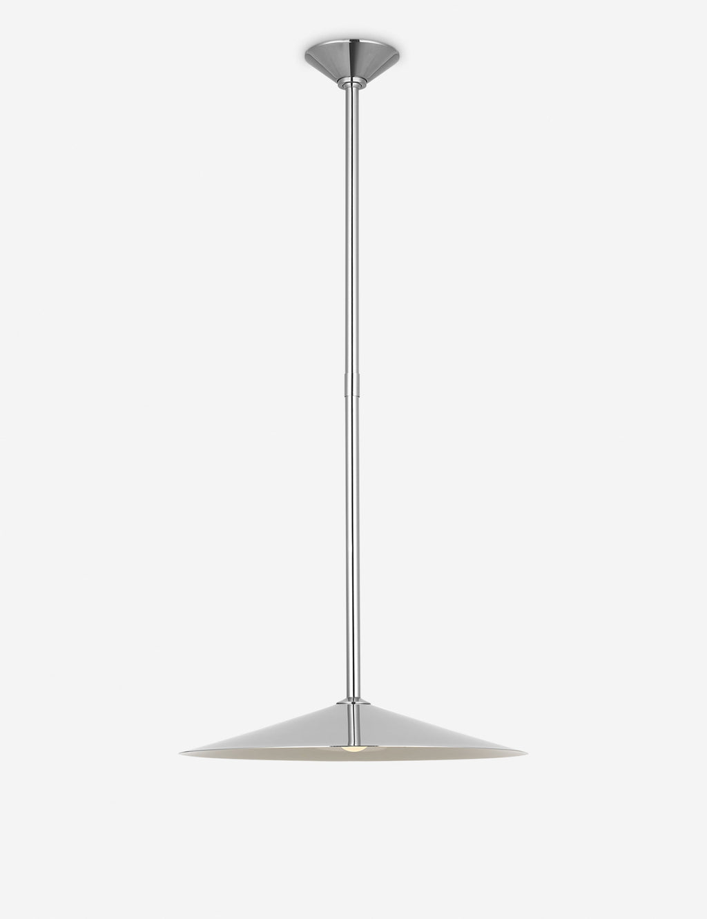Suspension moderne Geirmund en nickel poli et nickel poli - Nickel poli et nickel poli