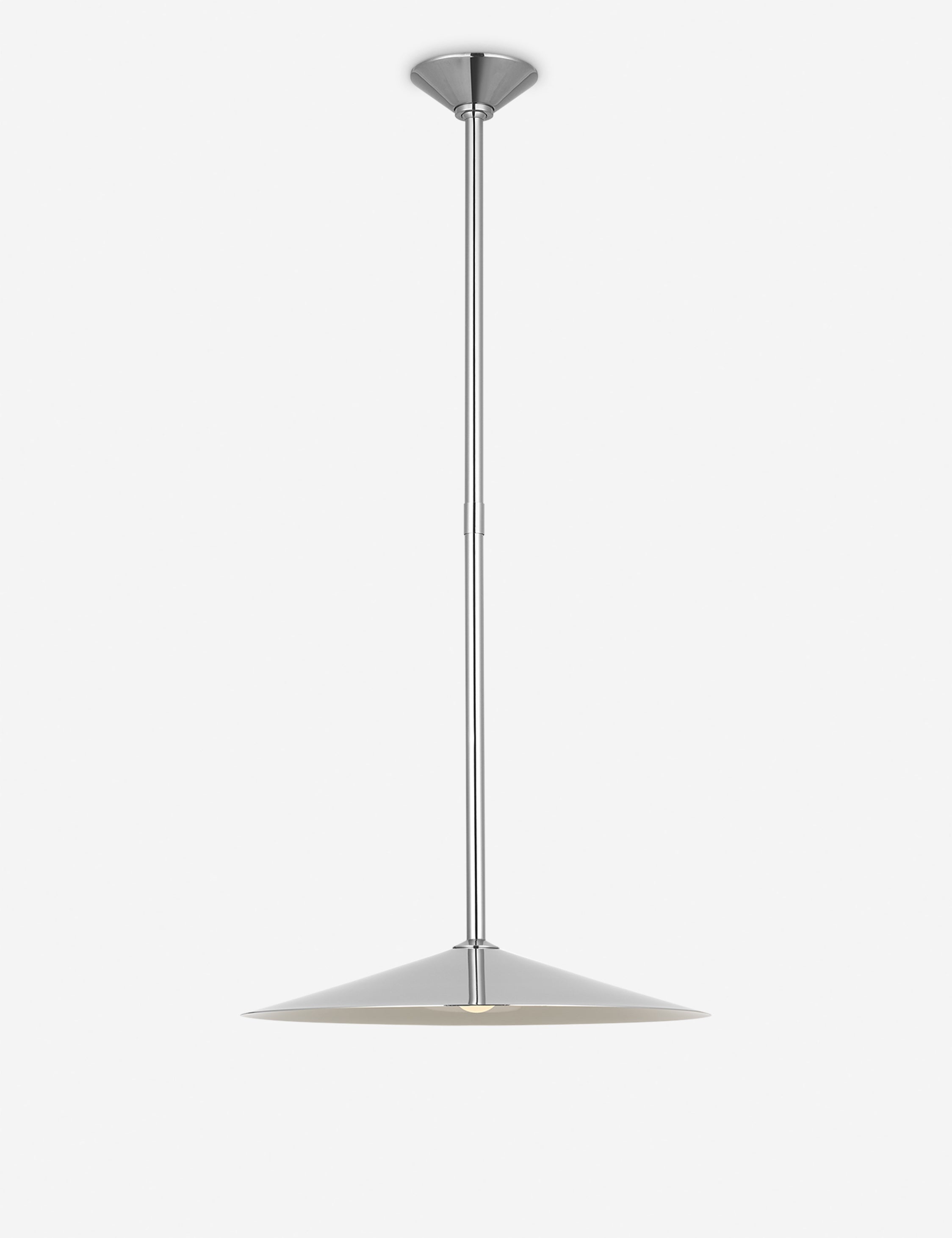 Suspension moderne Geirmund en nickel poli et nickel poli - Nickel poli et nickel poli