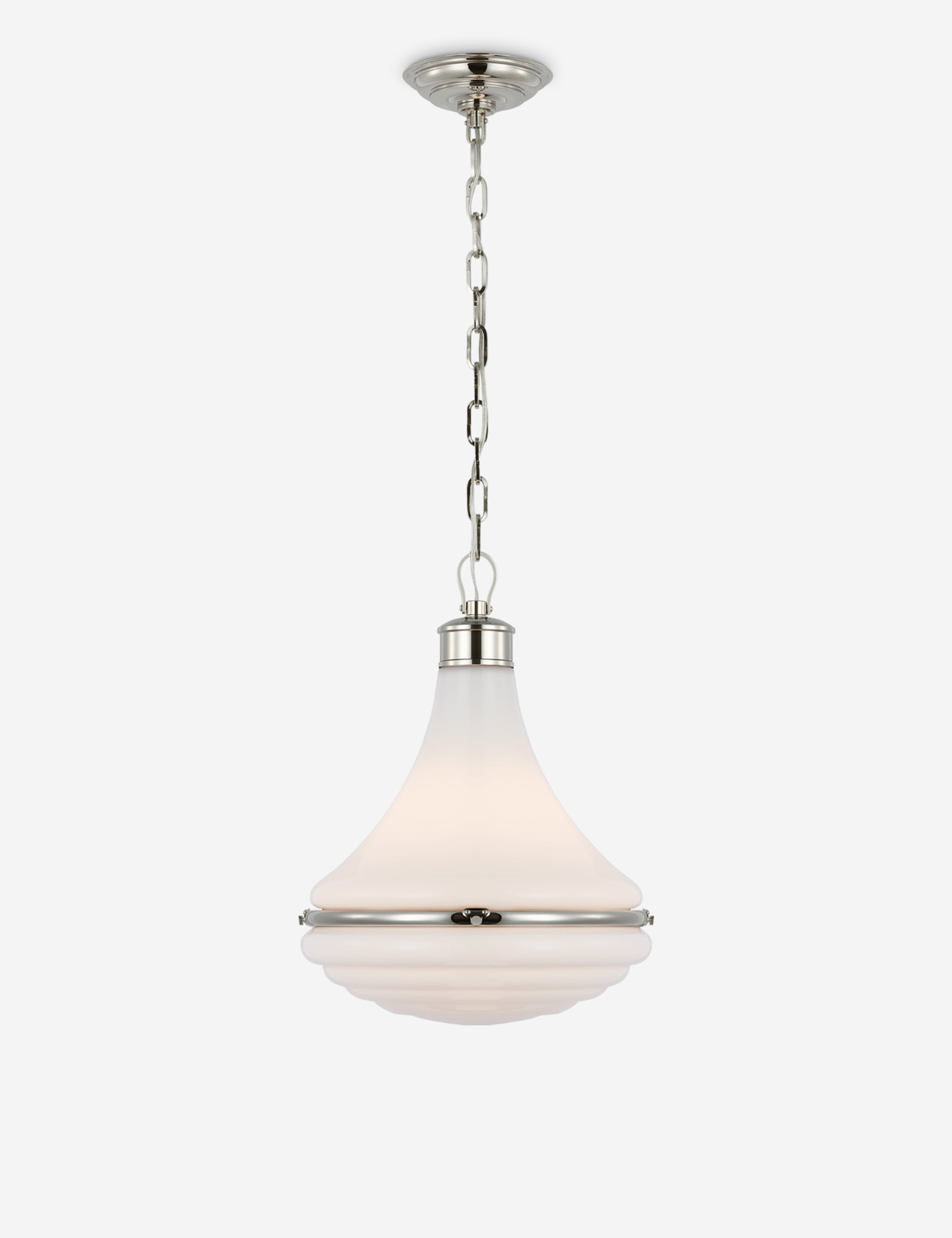 Suspension classique Aiken en nickel poli - Nickel poli
