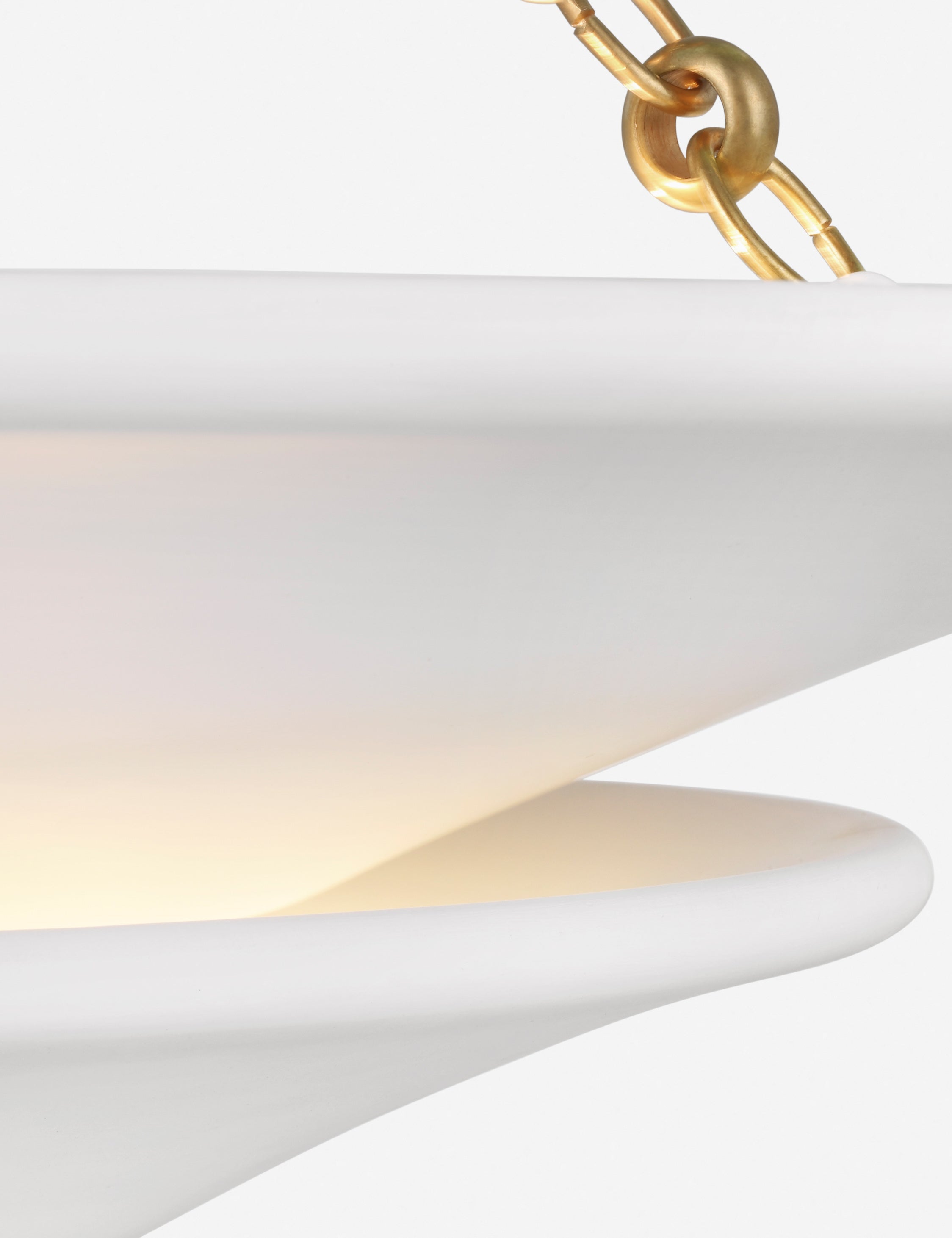 Lustre design Oddgeir en laiton ancien - Laiton ancien