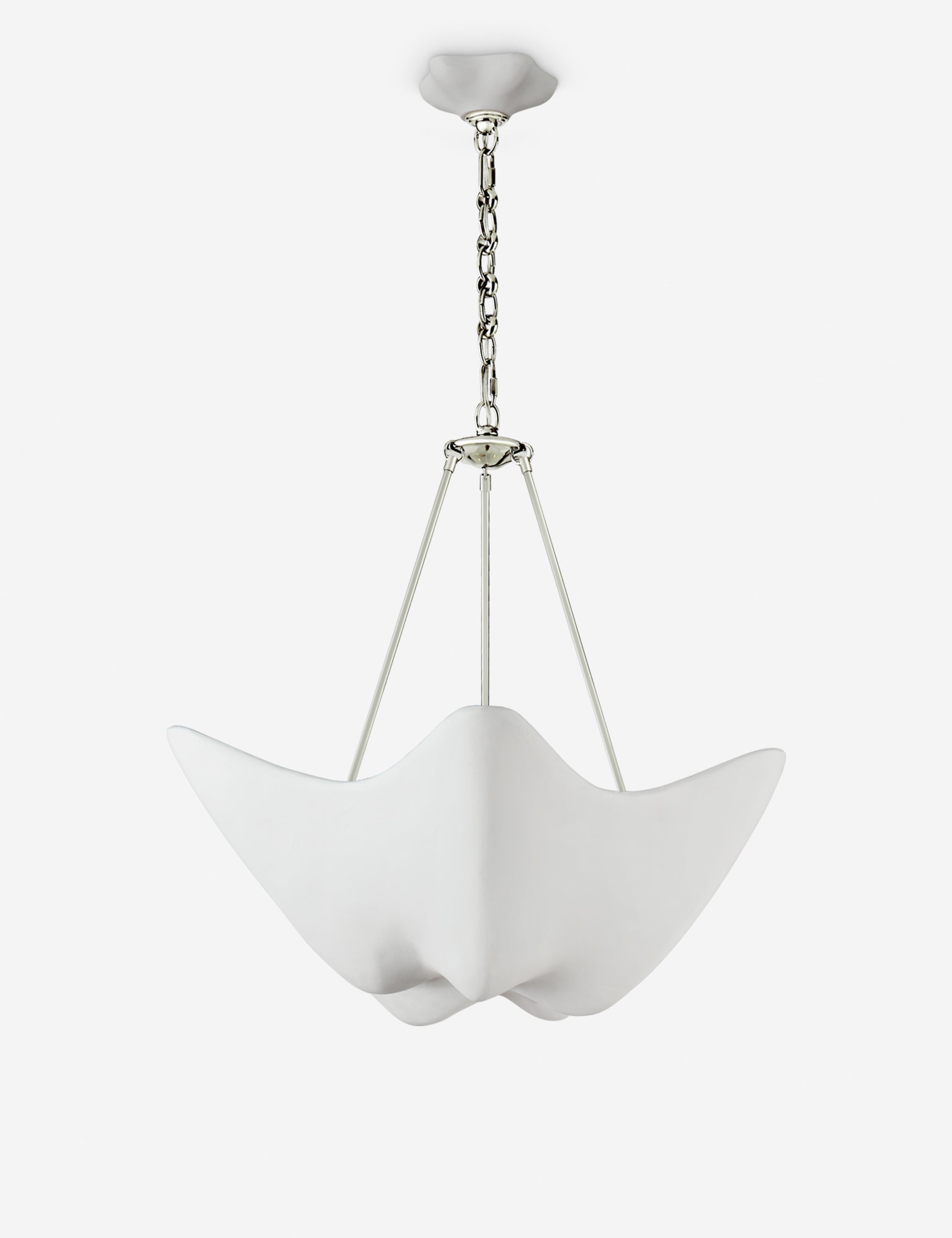 Lustre design Vila en nickel - Nickel