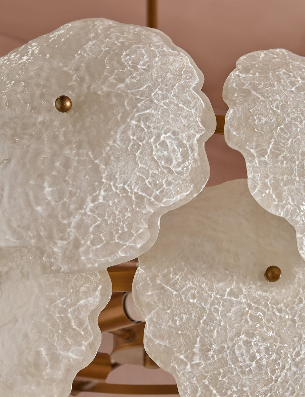 Lustre art déco Herold en laiton ancien - Laiton ancien