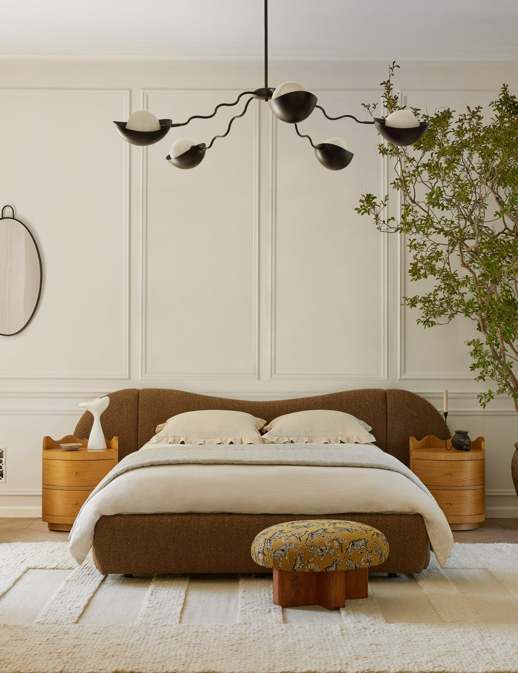Lustre moderne Kalle en bronze - Bronze