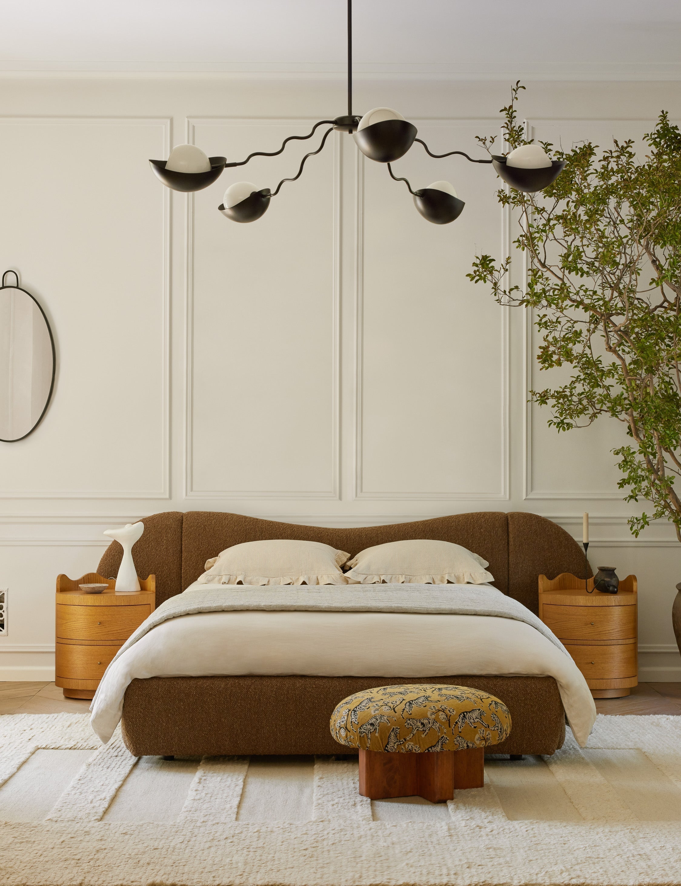 Lustre moderne Kalle en bronze - Bronze