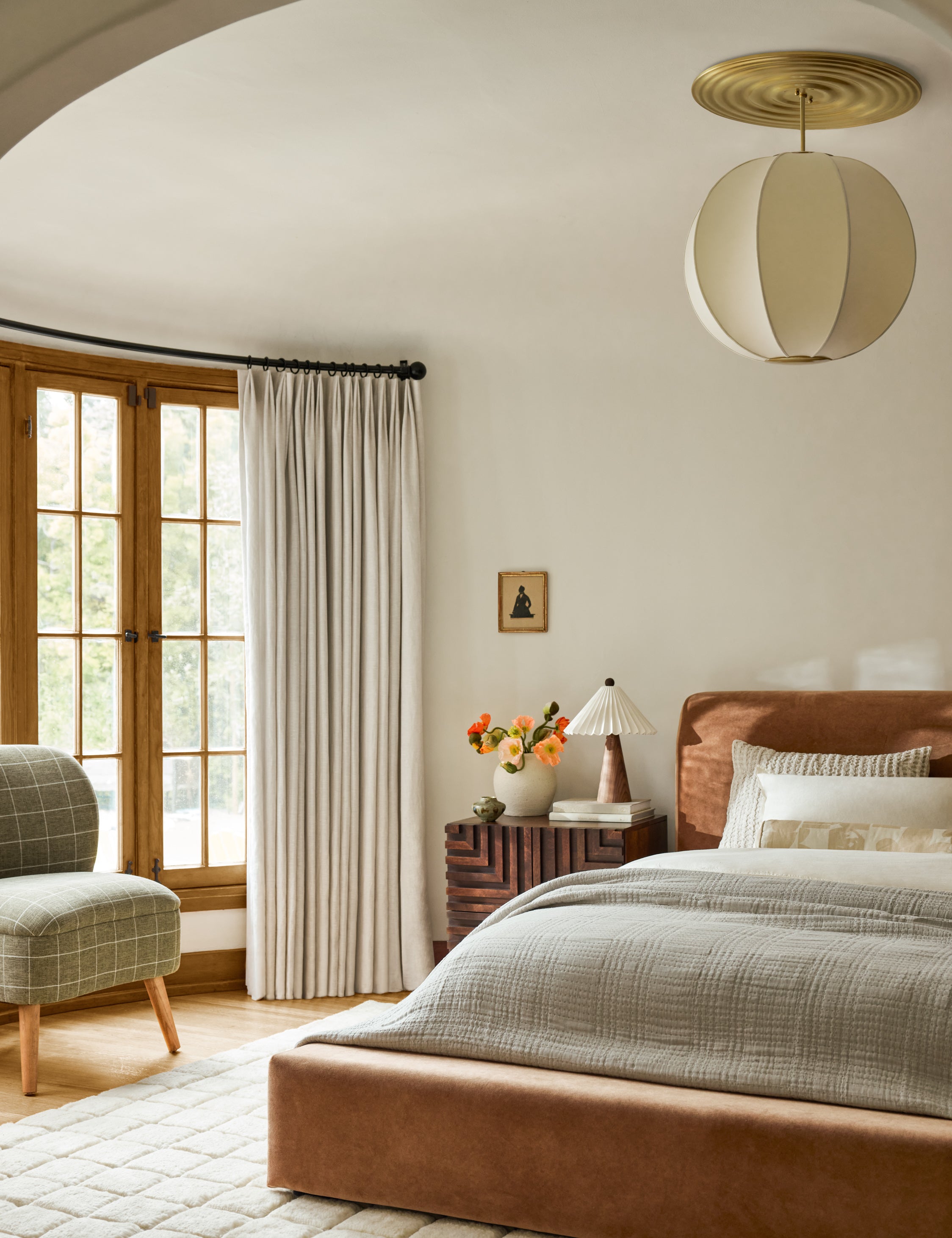 Suspension design Oakes en laiton vieilli - Laiton vieilli