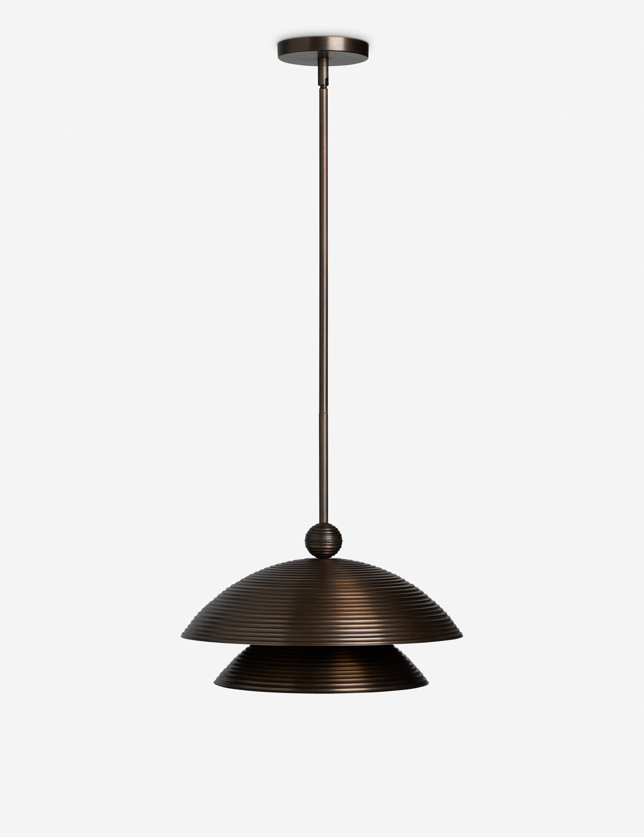 Suspension moderne Eldjarn en bruni bronze - Bruni bronze