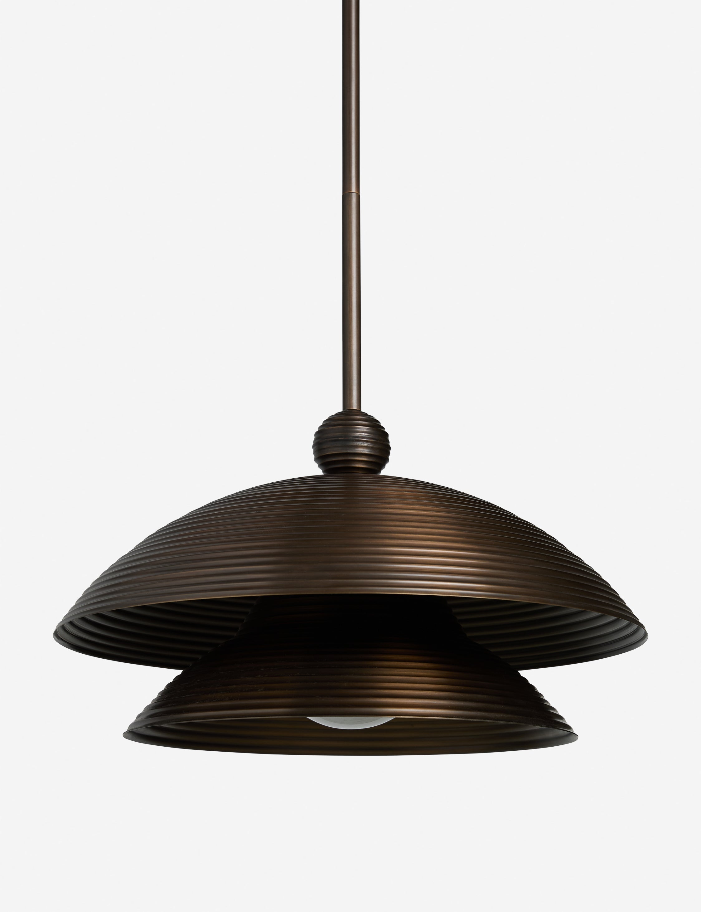 Suspension moderne Eldjarn en bruni bronze - Bruni bronze
