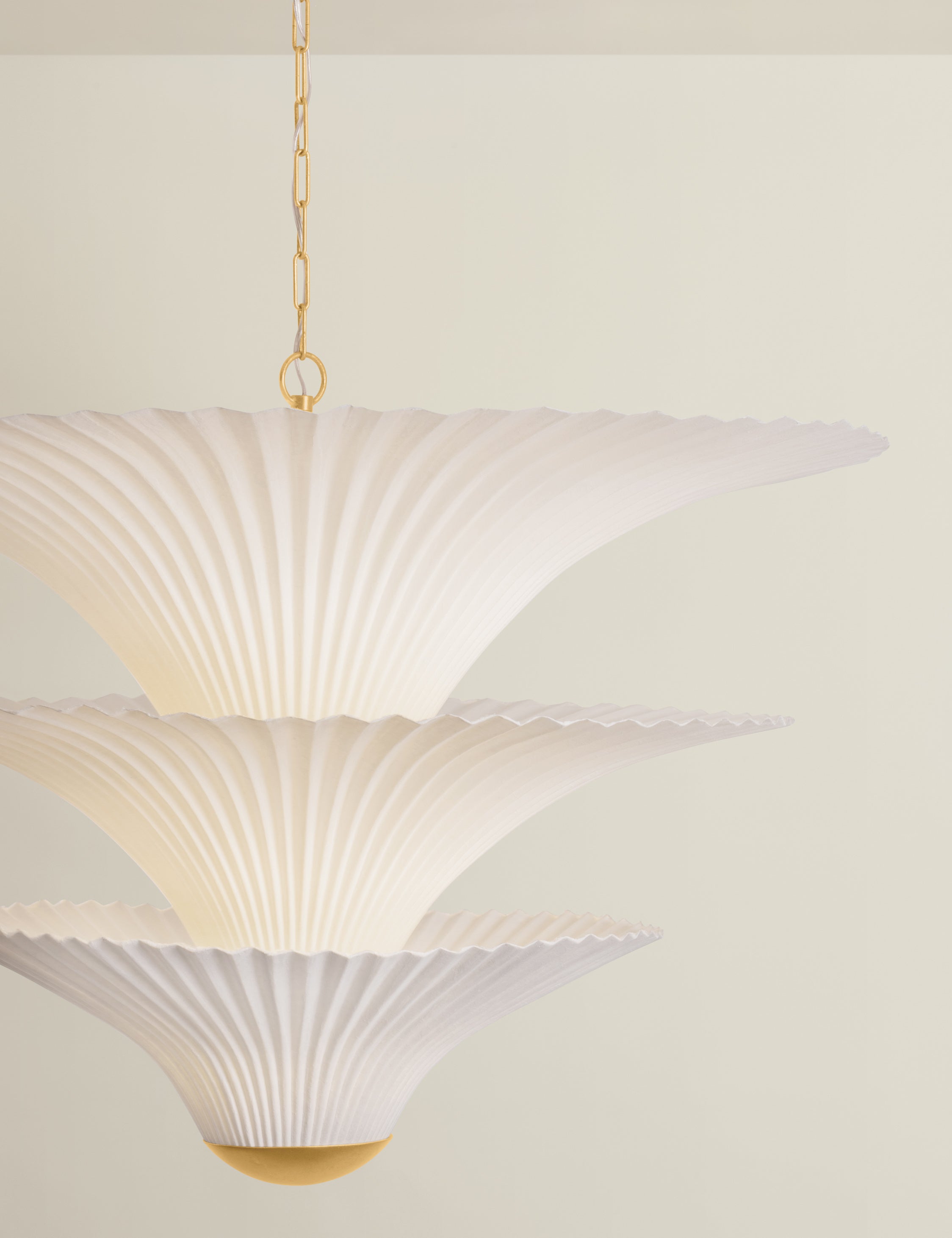 Lustre contemporain Natal en laiton - Laiton