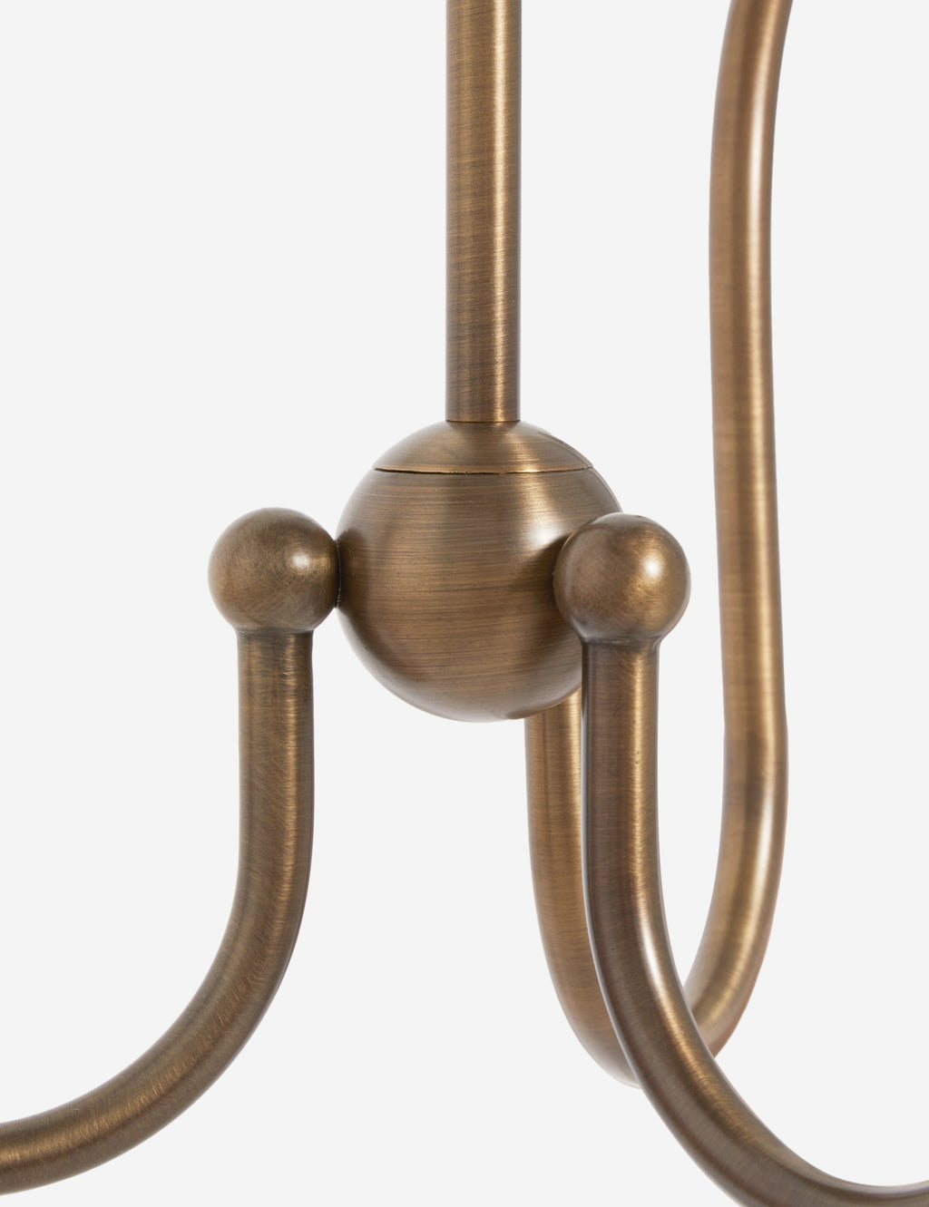 Lustre moderne Finnur en antiqure laiton - Antiqure laiton
