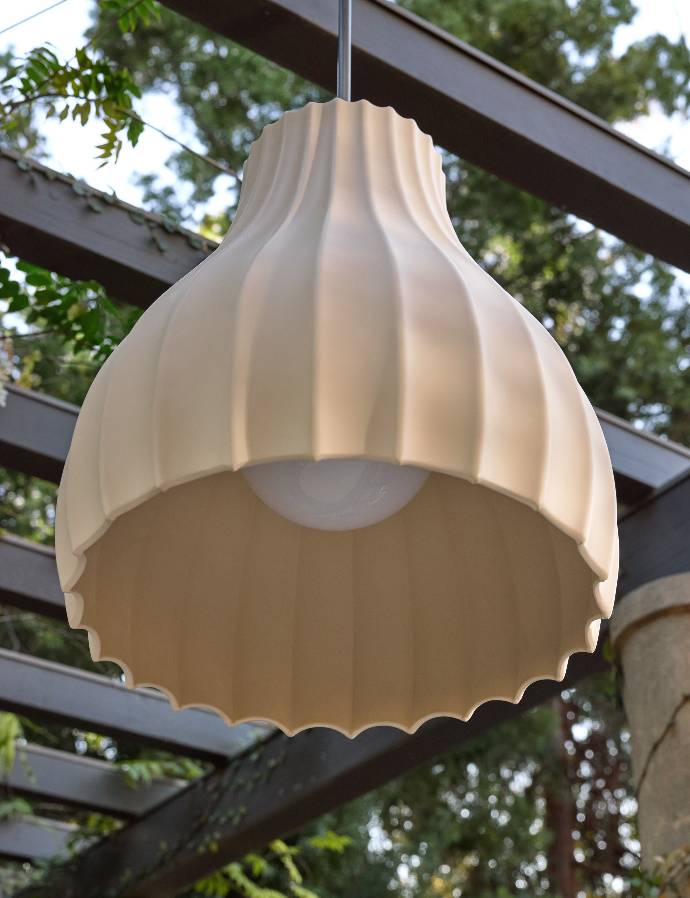 Suspension design Renne en laiton vieilli - Laiton vieilli