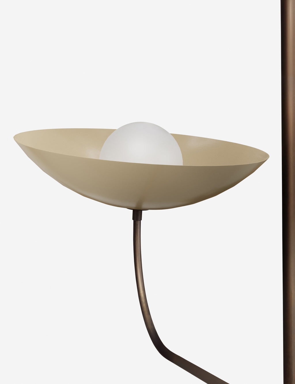 Suspension moderne Grantham en foncé bronze et fumé oyster - Foncé bronze et fumé Oyster