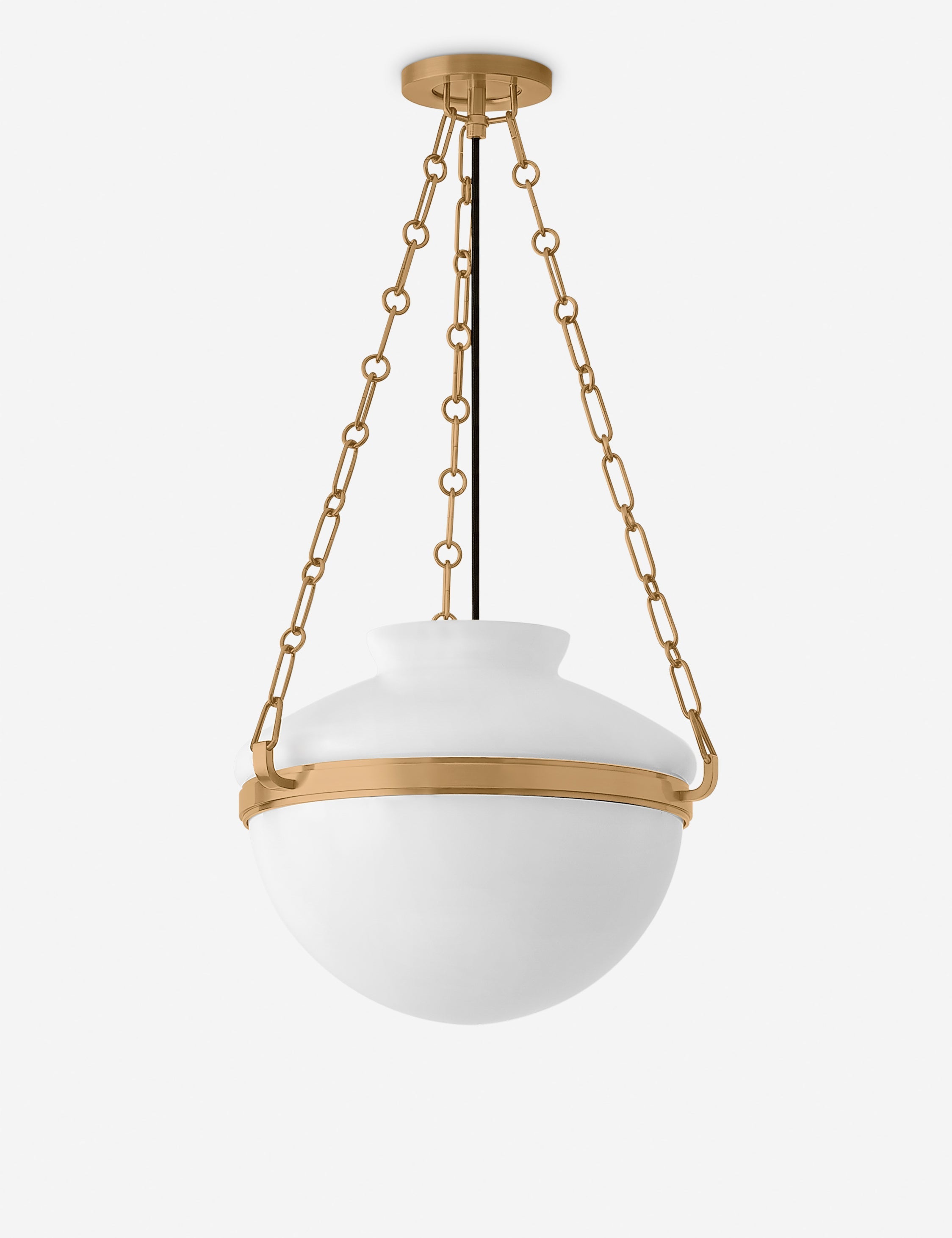 Suspension contemporain Roope en patiné laiton - Patiné laiton